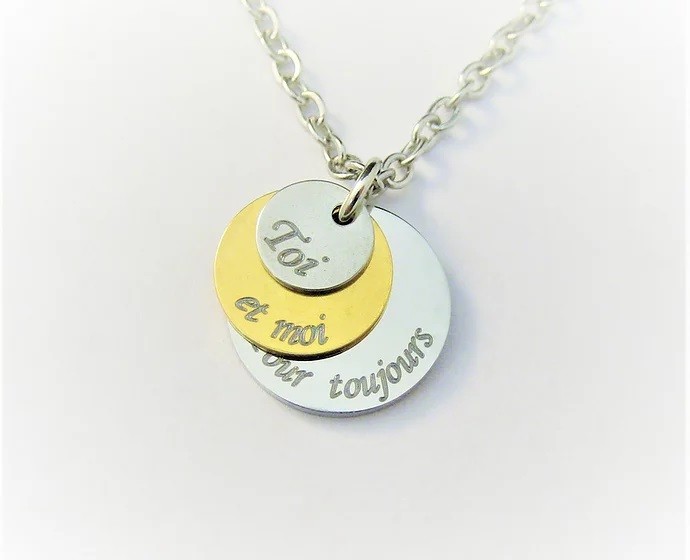 Collier pendentif personnalisé tendance – Image 4