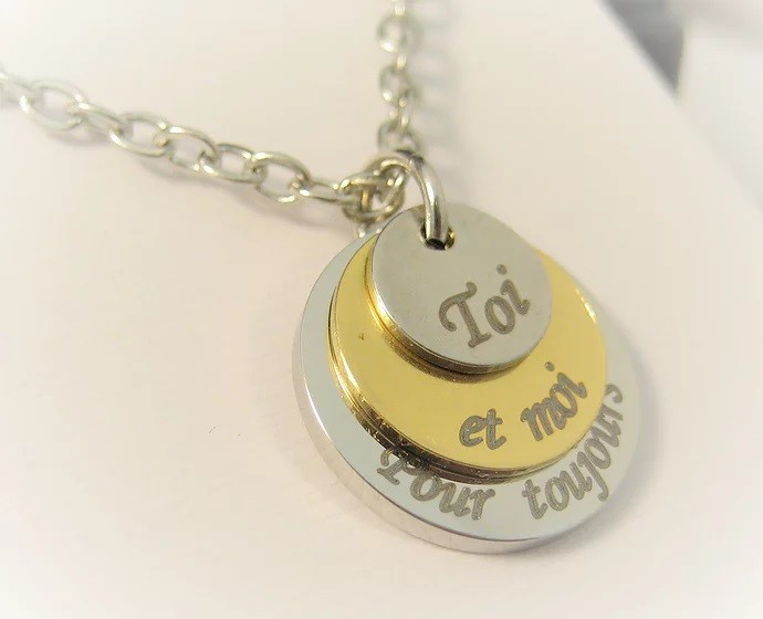 Collier pendentif personnalisé tendance – Image 9