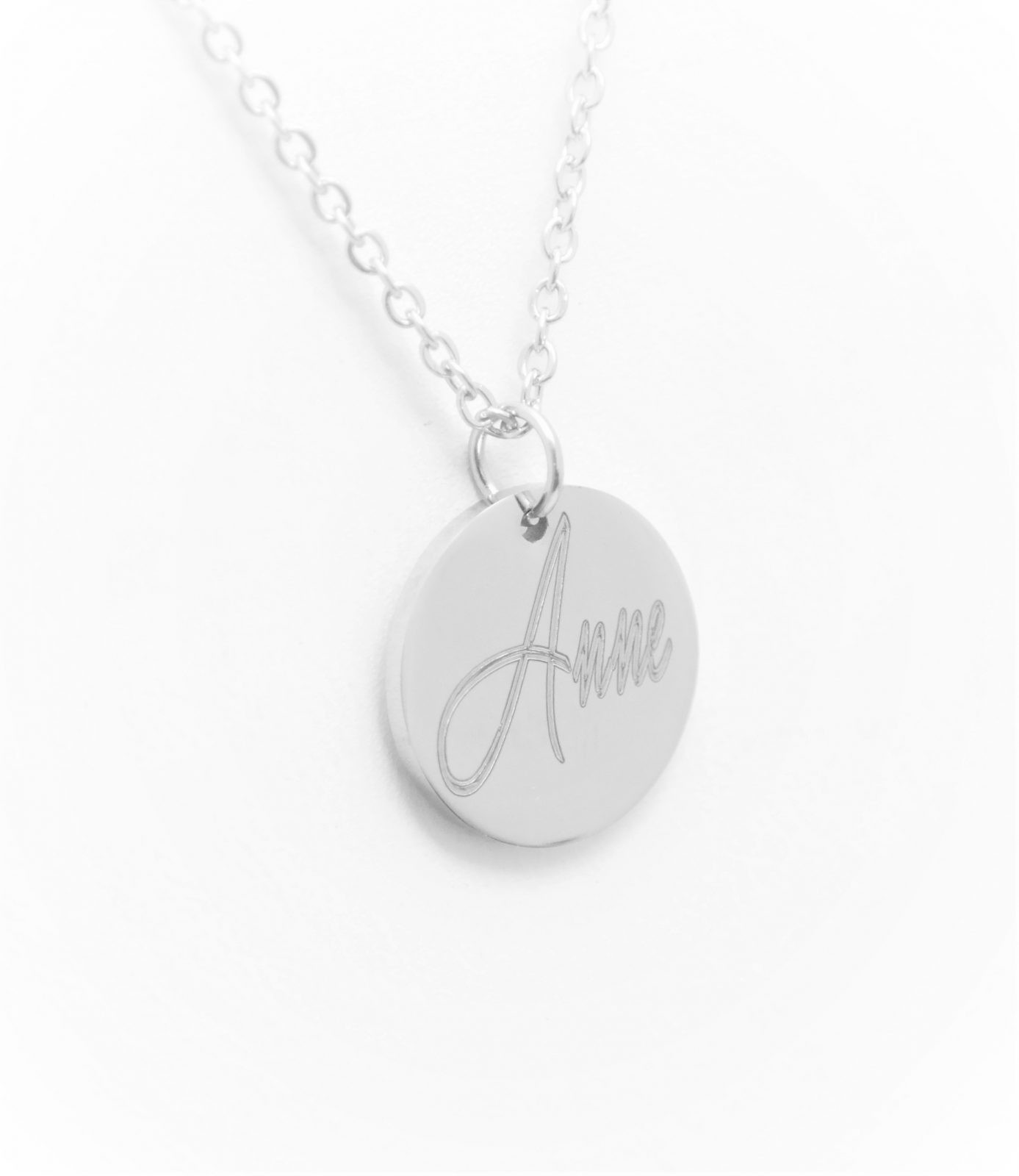 Pendentif personnalisé disponible en acier, argent, or – Image 7