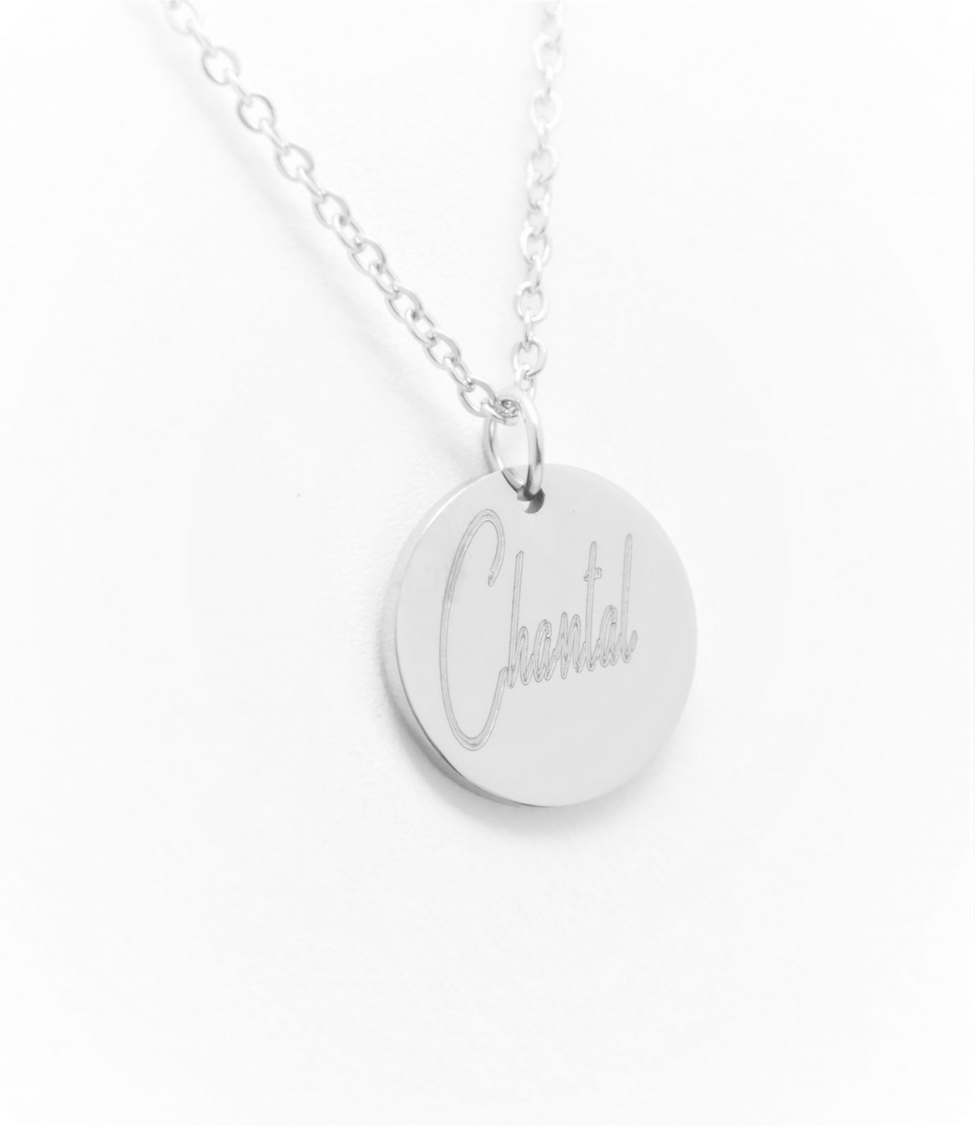 Pendentif personnalisé disponible en acier, argent, or – Image 6
