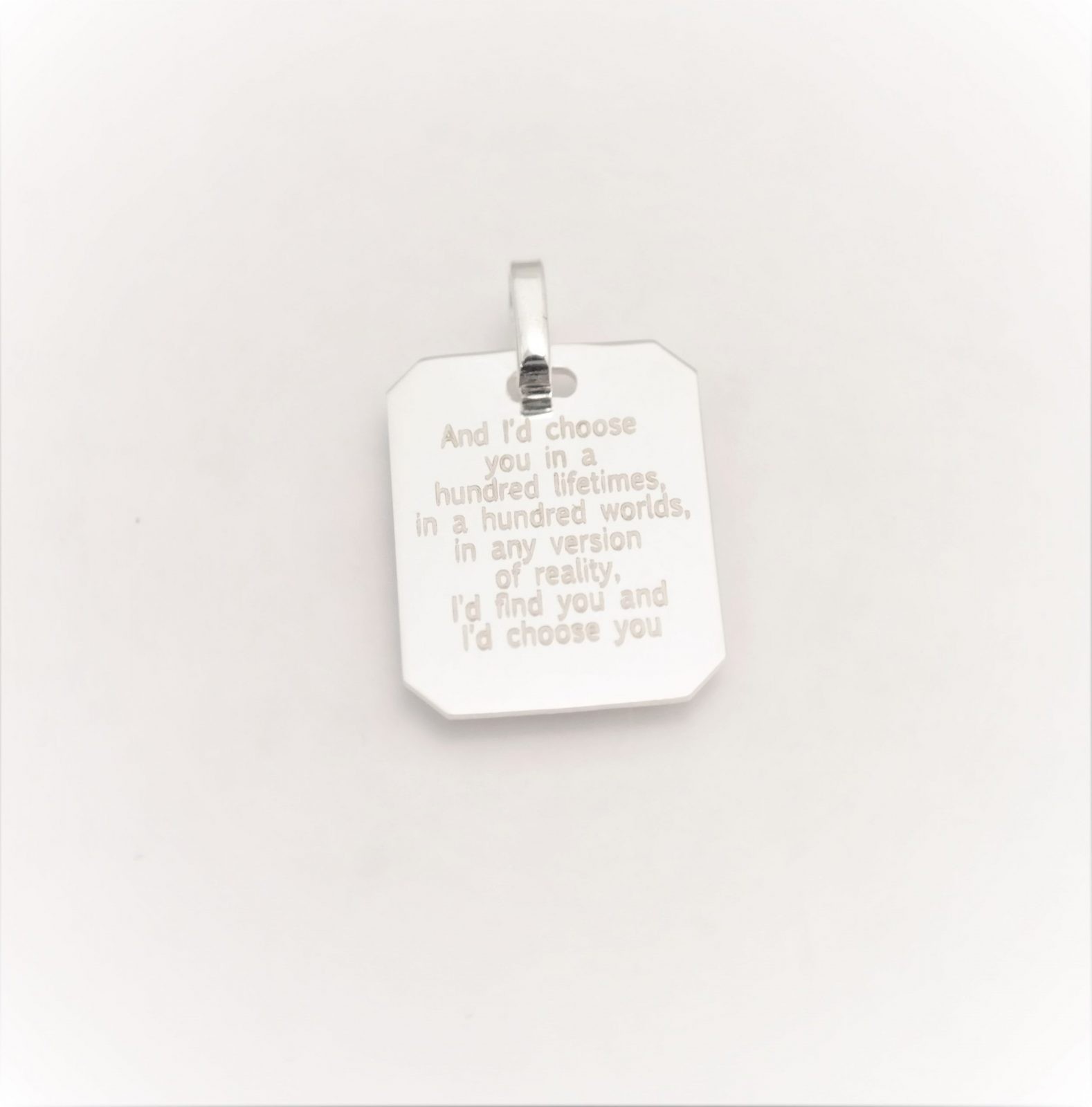 Pendentif en argent 925 personalisé – Image 2