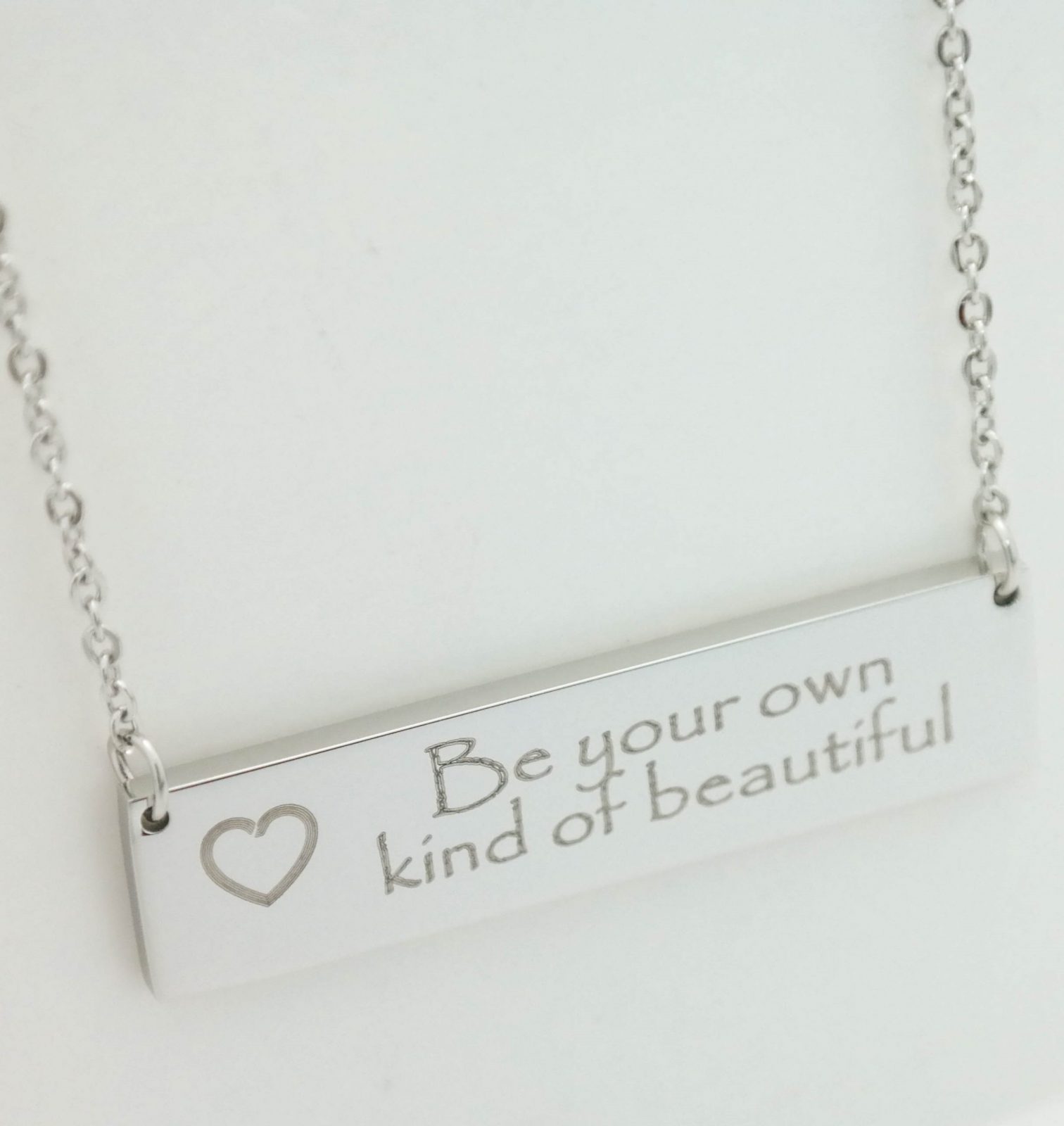 Pendentif personnalisé rectangulaire mode dernier cri de 40 mm x 10 mm – Image 11