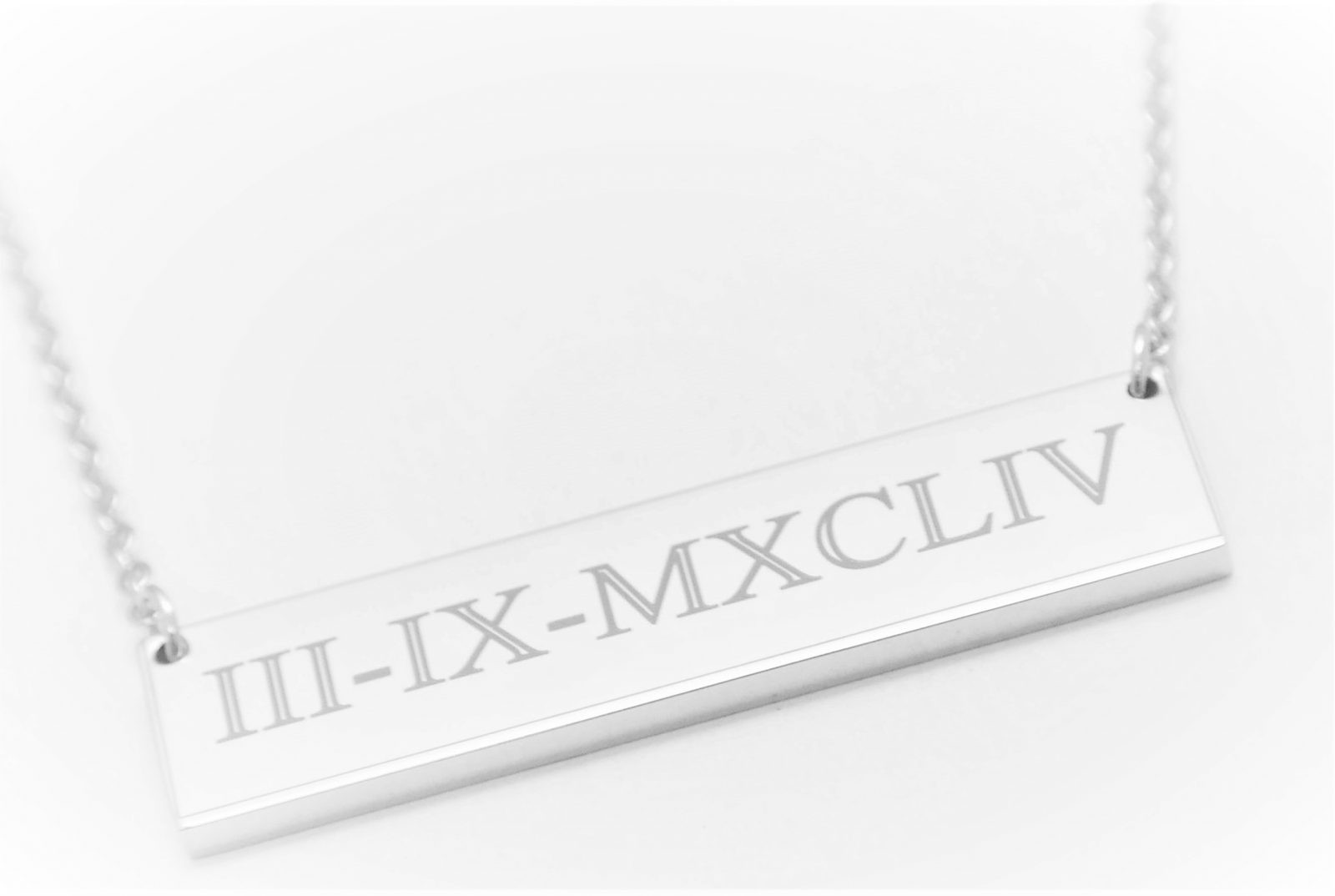 Pendentif personnalisé rectangulaire mode dernier cri de 40 mm x 10 mm – Image 9