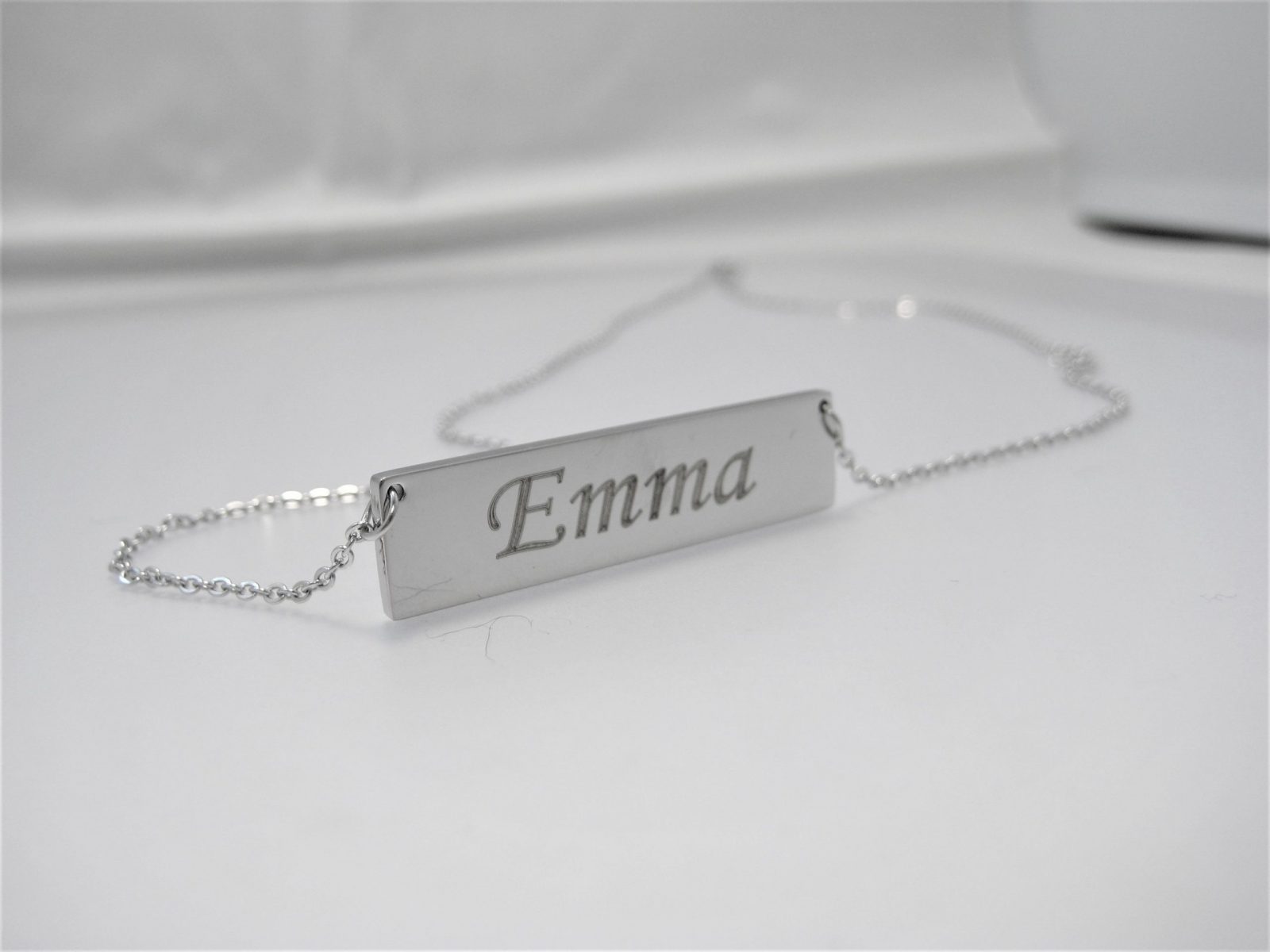 Pendentif personnalisé rectangulaire mode dernier cri de 40 mm x 10 mm – Image 5