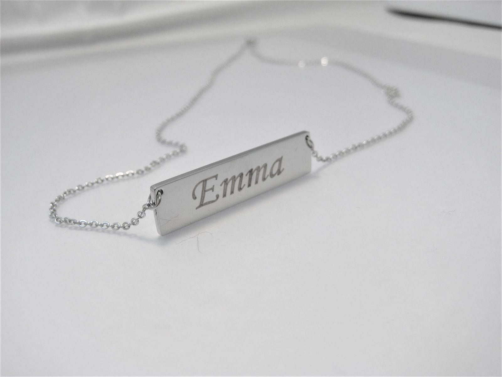 Pendentif personnalisé rectangulaire mode dernier cri de 40 mm x 10 mm – Image 4