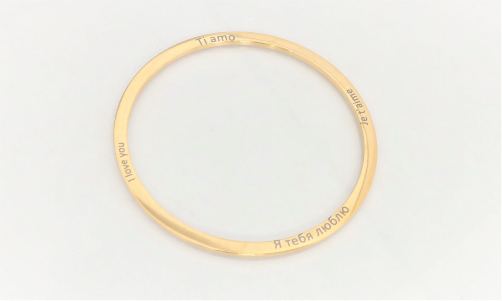 Bracelet rigide personnalisé gravure originale sur les côtés – Image 8