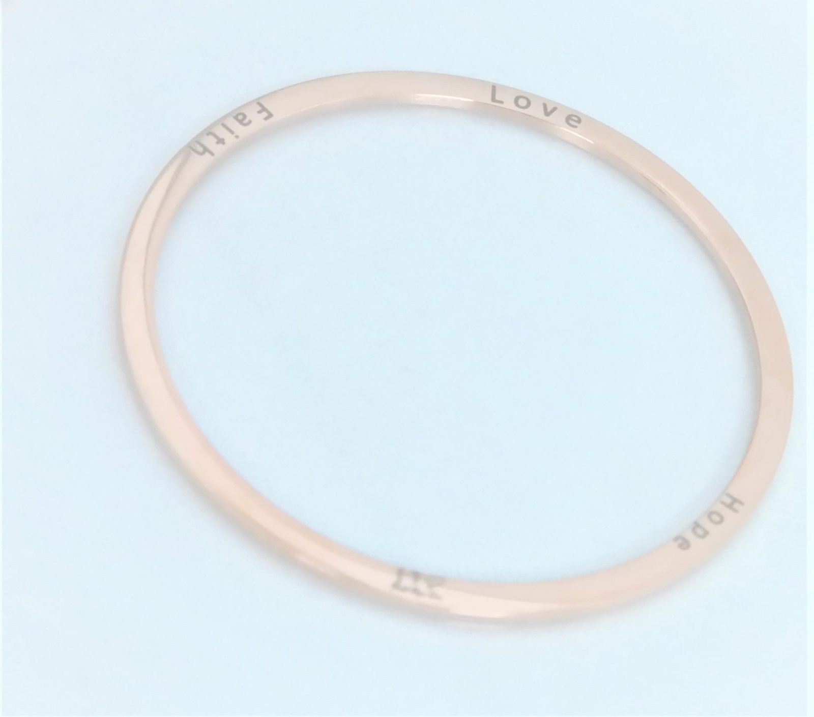 Bracelet rigide personnalisé gravure originale sur les côtés – Image 6