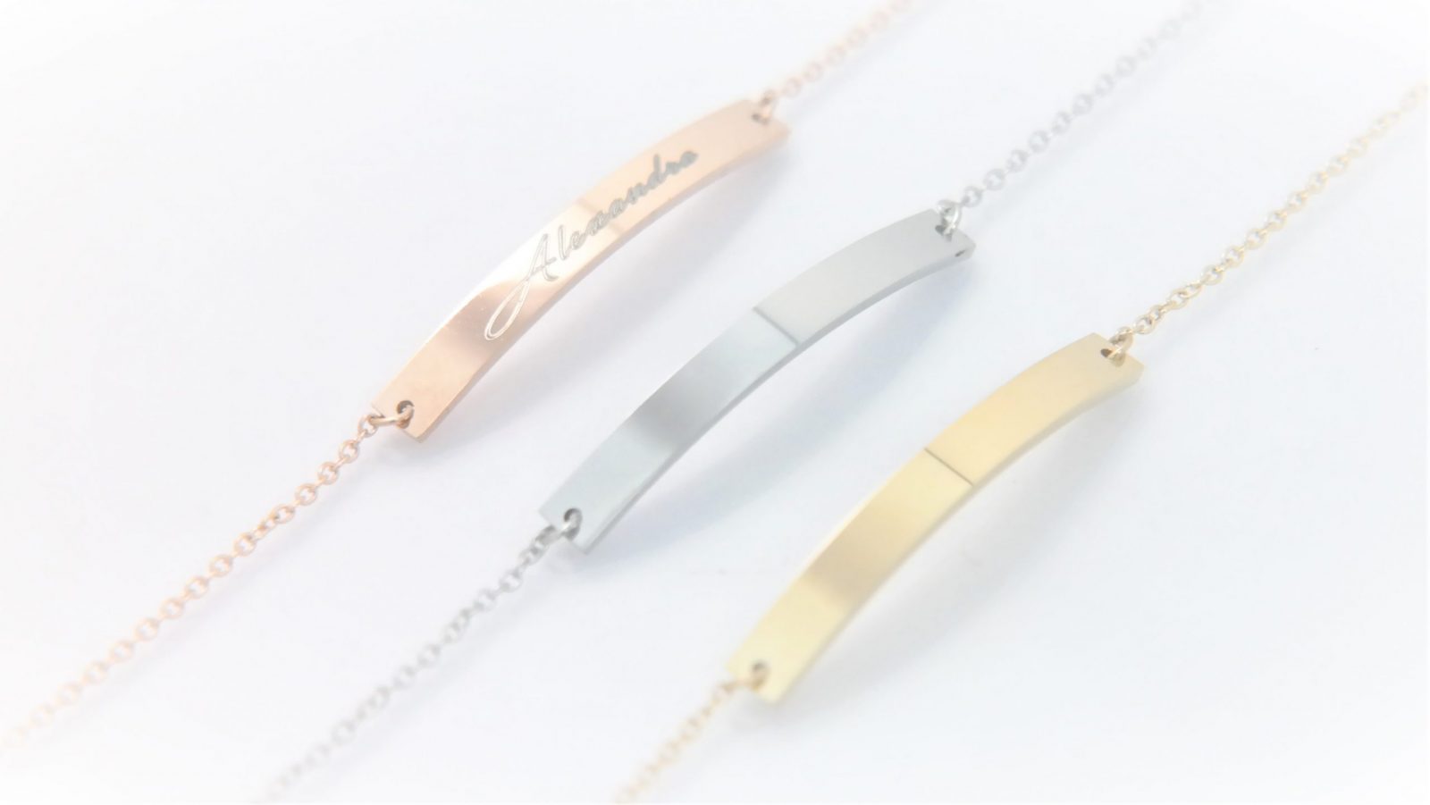 Bracelet identité de haute qualité personnalisé ajustable à votre poignet