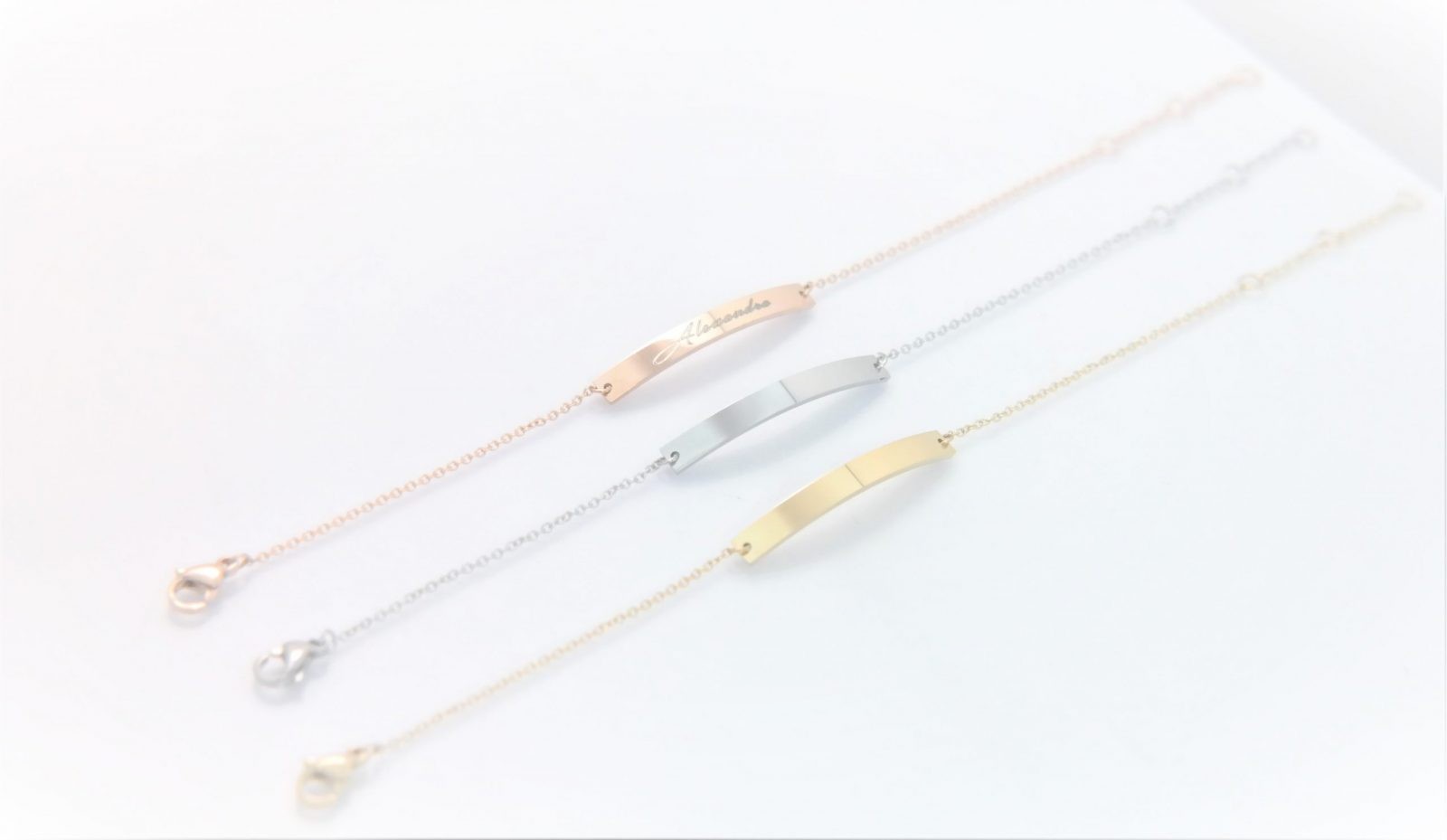 Bracelet identité de haute qualité personnalisé ajustable à votre poignet – Image 6