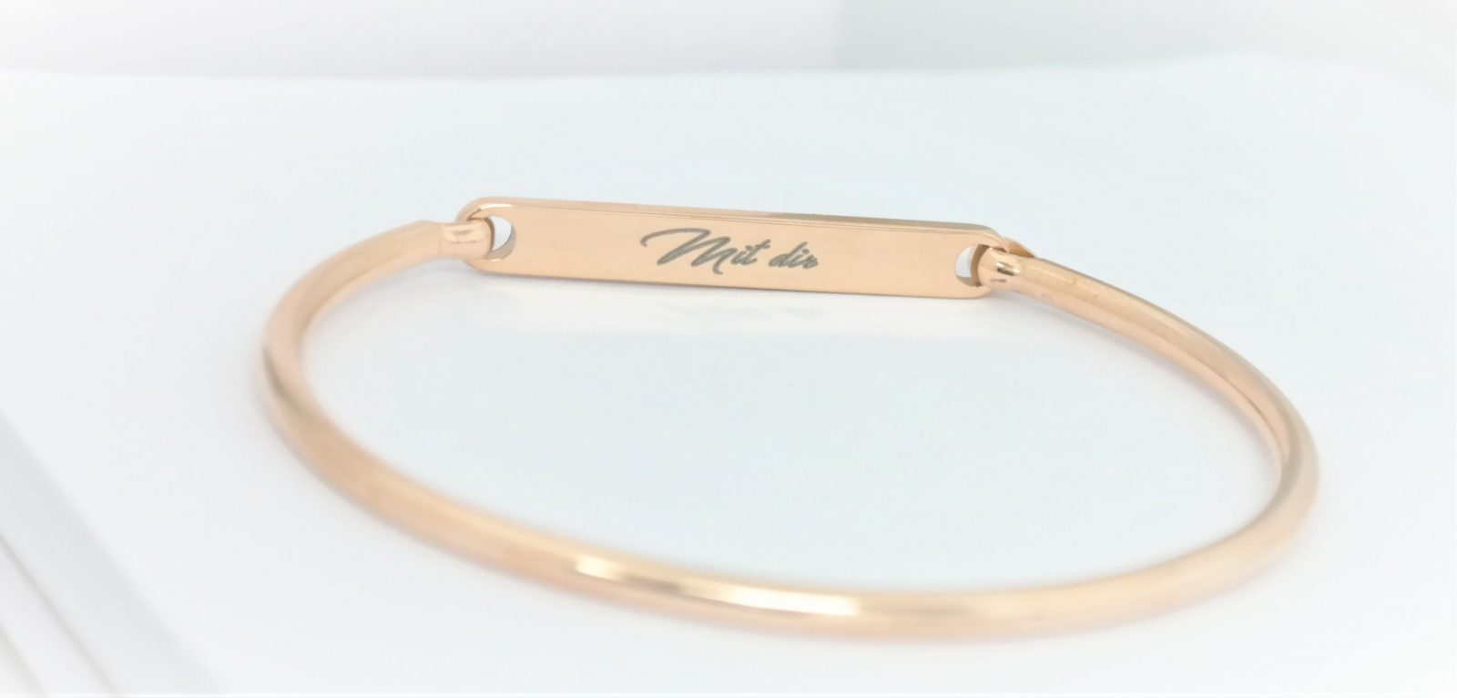 High quality personalized rigid bracelet with opening on the side – Image 16
