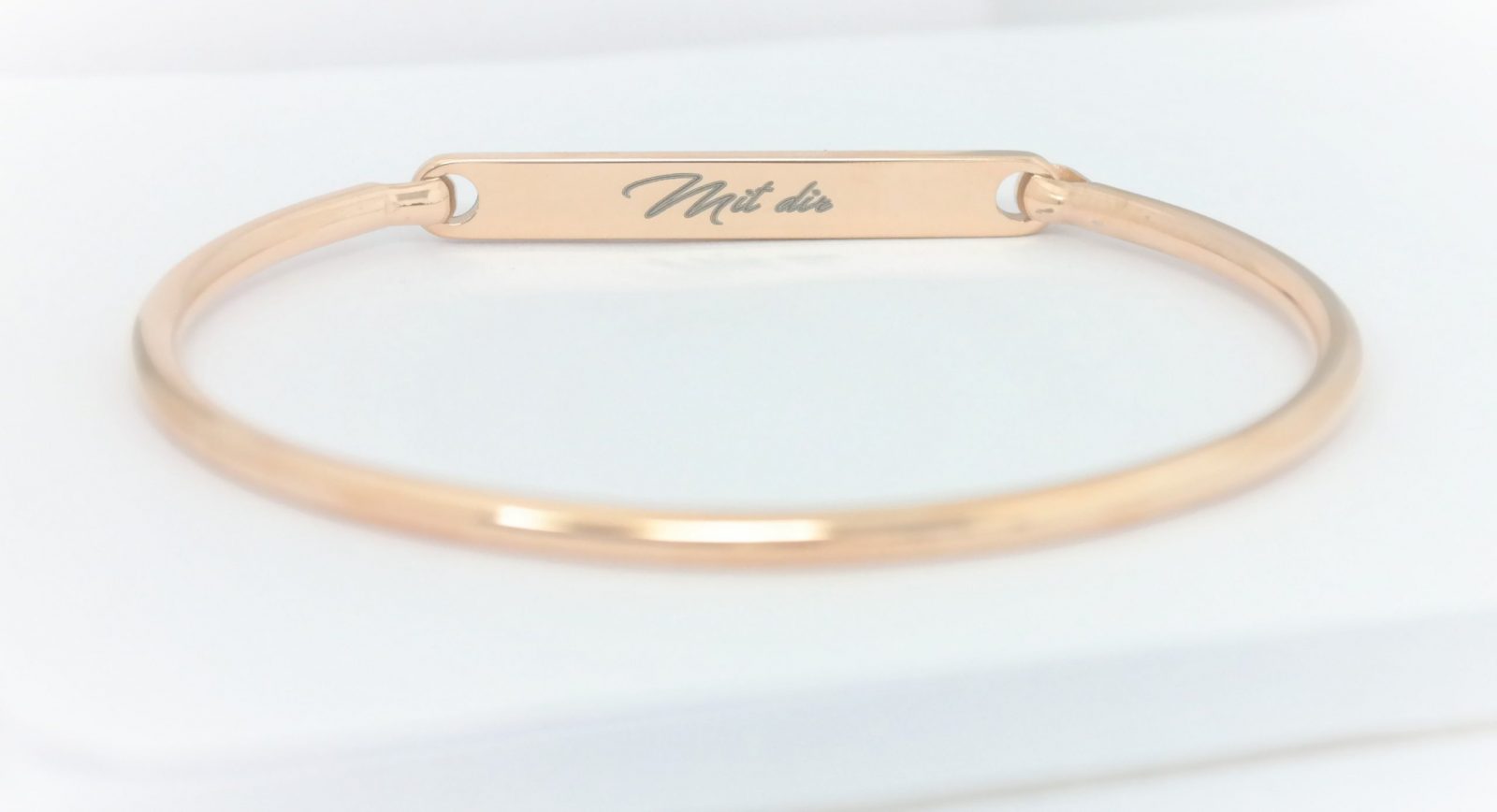 High quality personalized rigid bracelet with opening on the side – Image 15