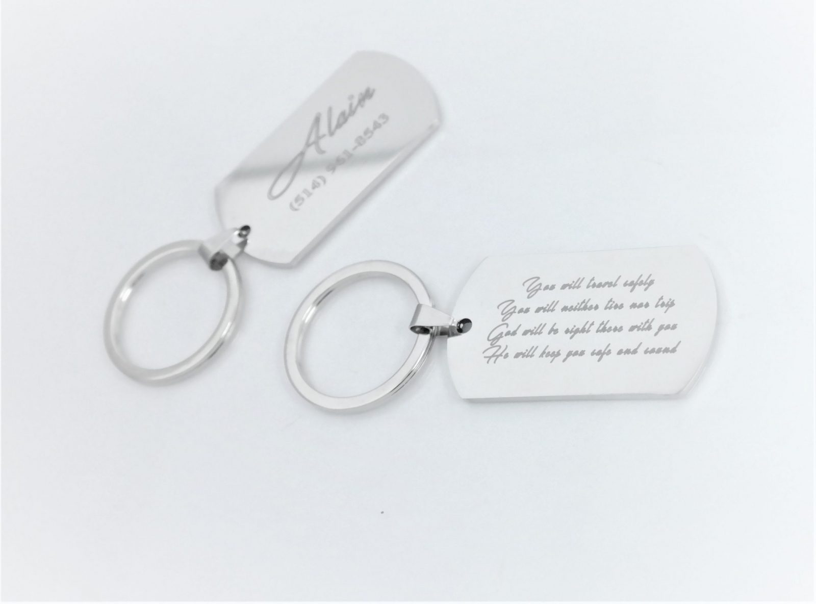 Porte clefs personnalisé en acier de haute qualité. – Image 5
