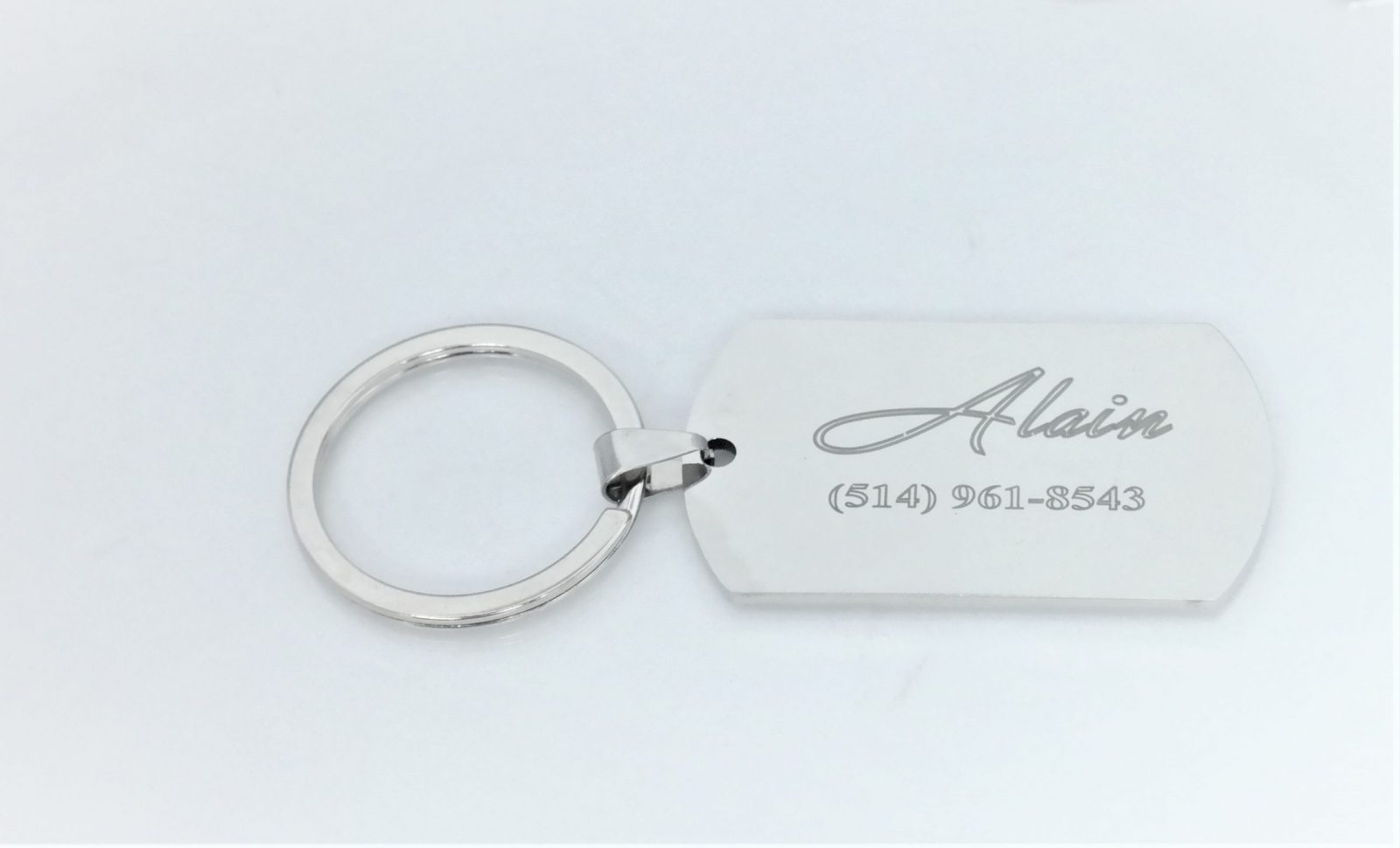 Porte clefs personnalisé en acier de haute qualité. – Image 4
