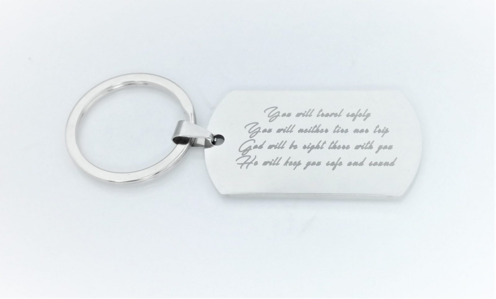 Porte clefs personnalisé en acier de haute qualité. – Image 2