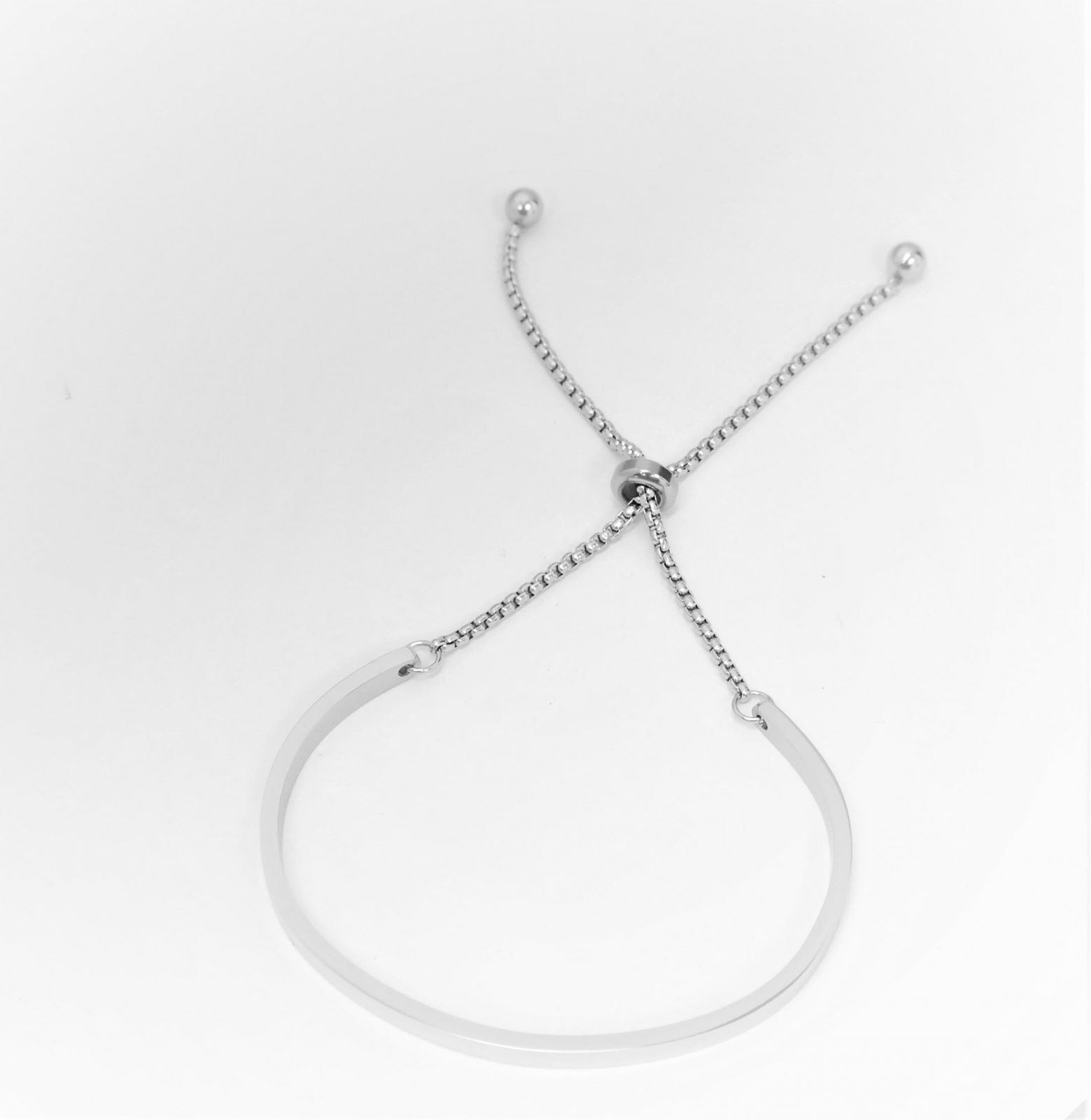 Trendy personalized bracelet covers 2/3 of the wrist available in gold and silver finish – Image 5