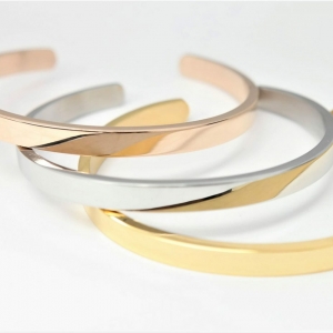 Personalized bangle bracelet 6mm