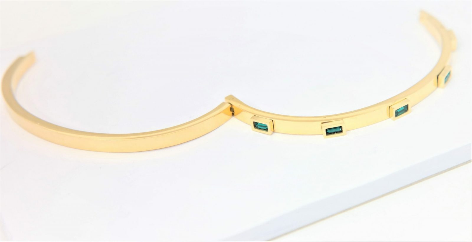 Bracelet avec pierres baguette ou pierres rondes incrustées – Image 16