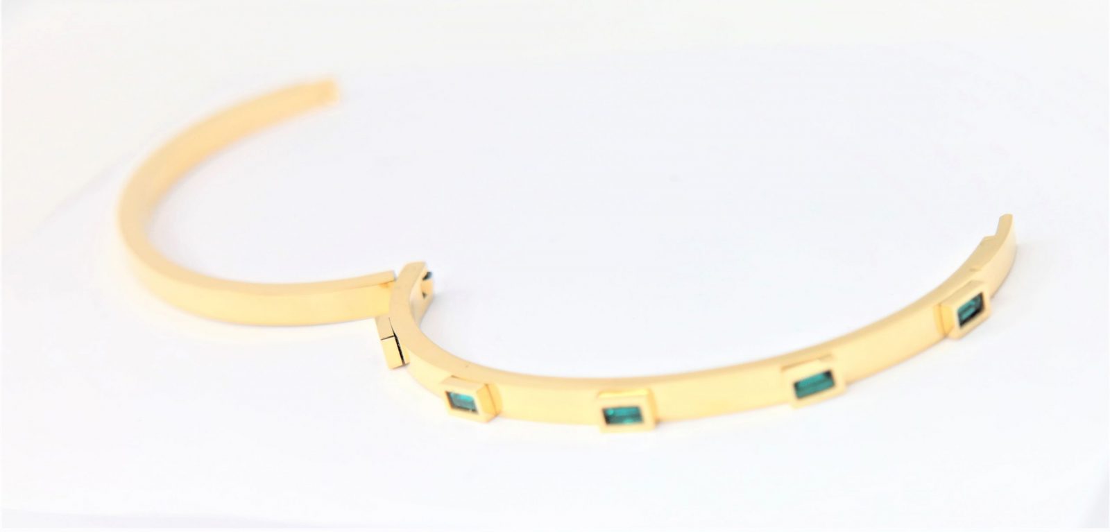 Bracelet avec pierres baguette ou pierres rondes incrustées – Image 15