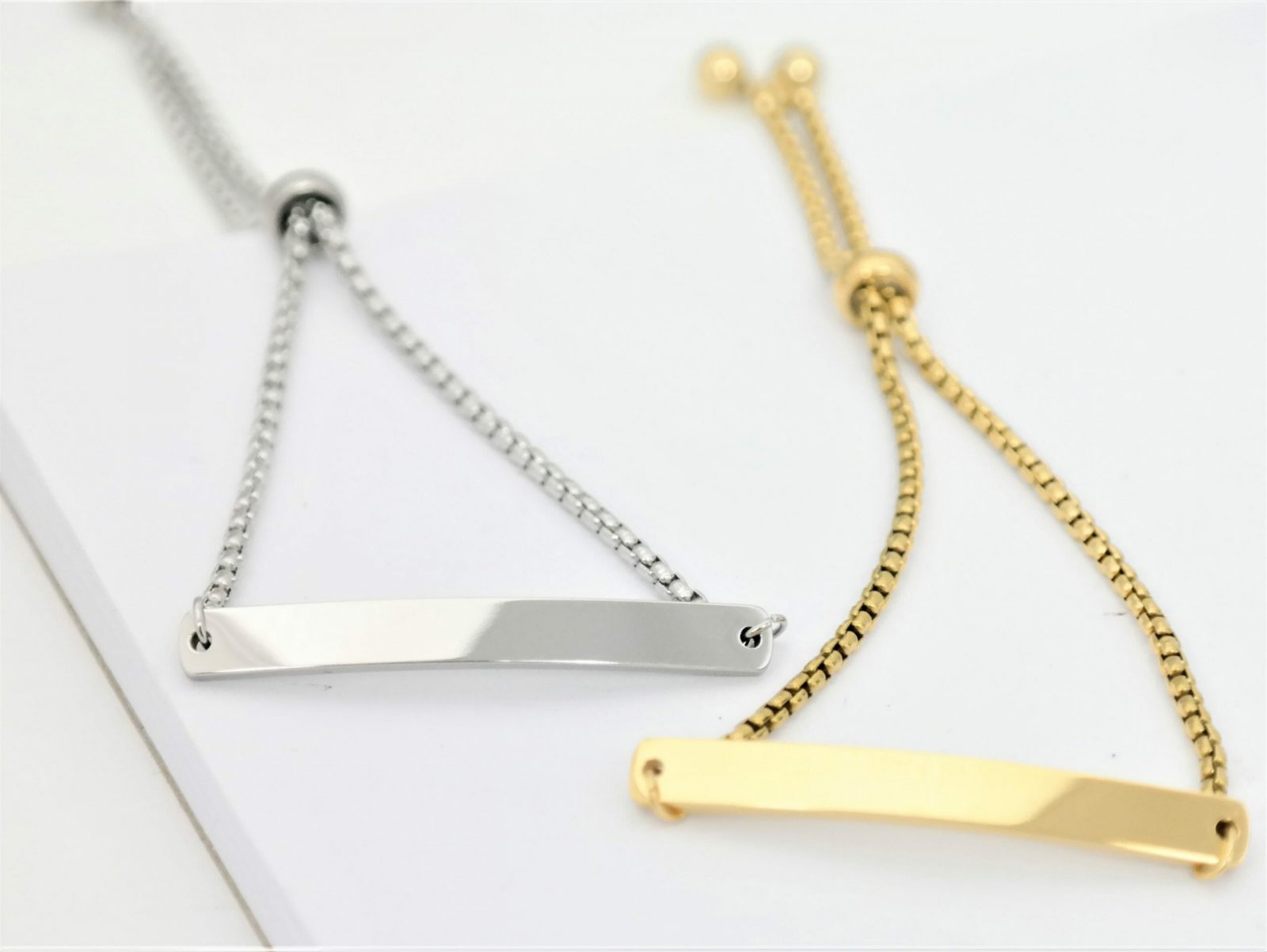 Bracelet Identité acier haute qualité à glissière ajustable au poignet – Image 22