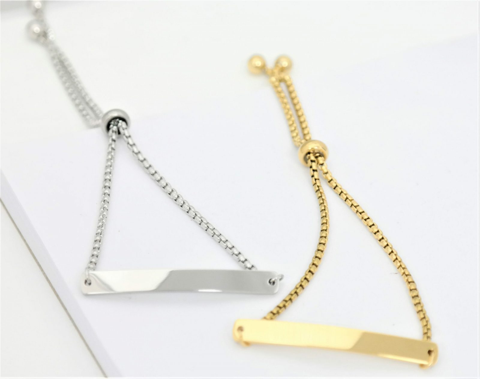 Bracelet Identité acier haute qualité à glissière ajustable au poignet – Image 21