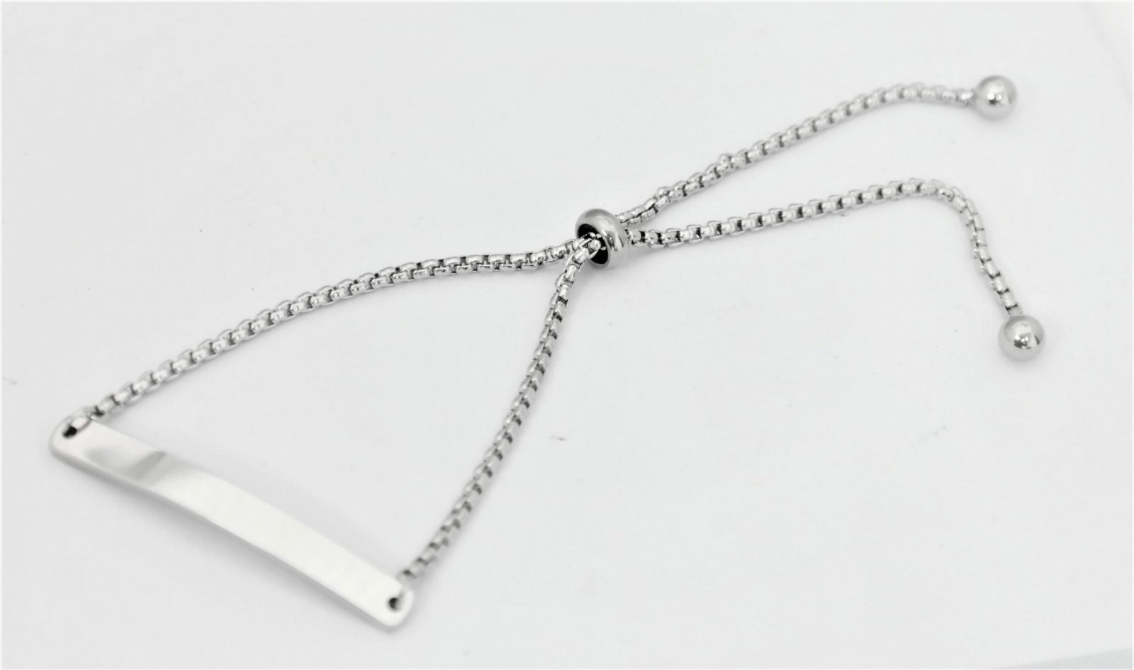 Bracelet Identité acier haute qualité à glissière ajustable au poignet – Image 16