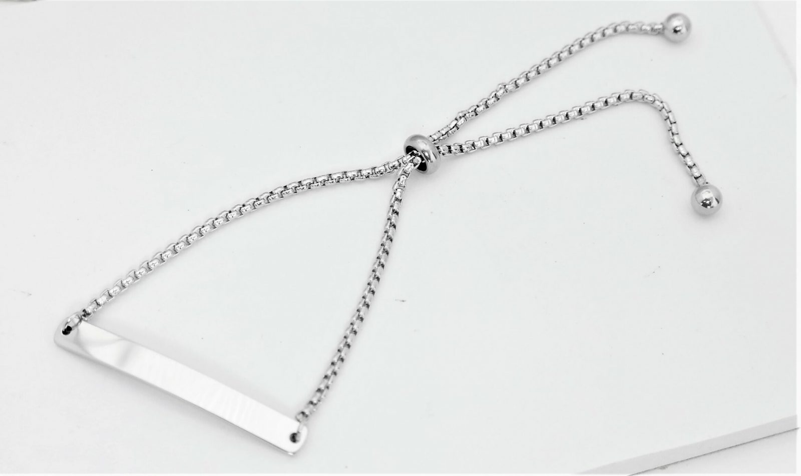 Bracelet Identité acier haute qualité à glissière ajustable au poignet – Image 15