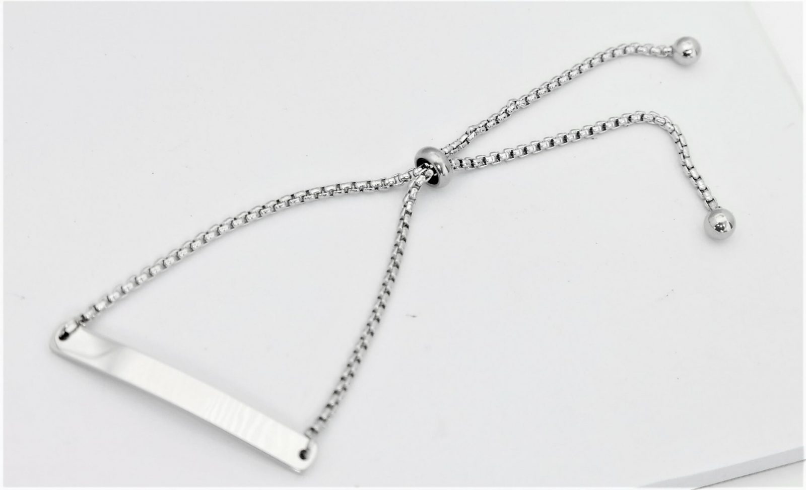 Bracelet Identité acier haute qualité à glissière ajustable au poignet – Image 13
