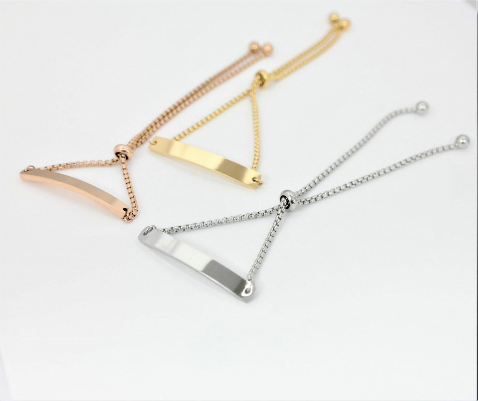 Bracelet Identité acier haute qualité à glissière ajustable au poignet – Image 11