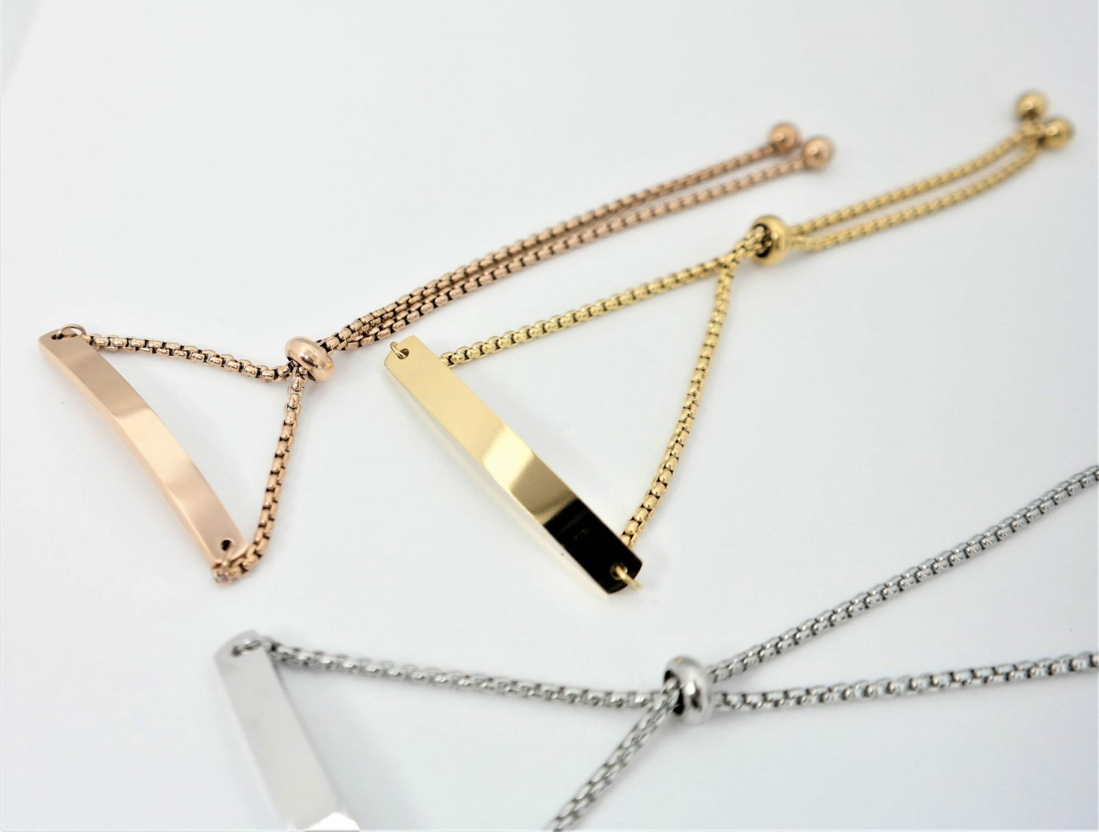 Bracelet Identité acier haute qualité à glissière ajustable au poignet – Image 5