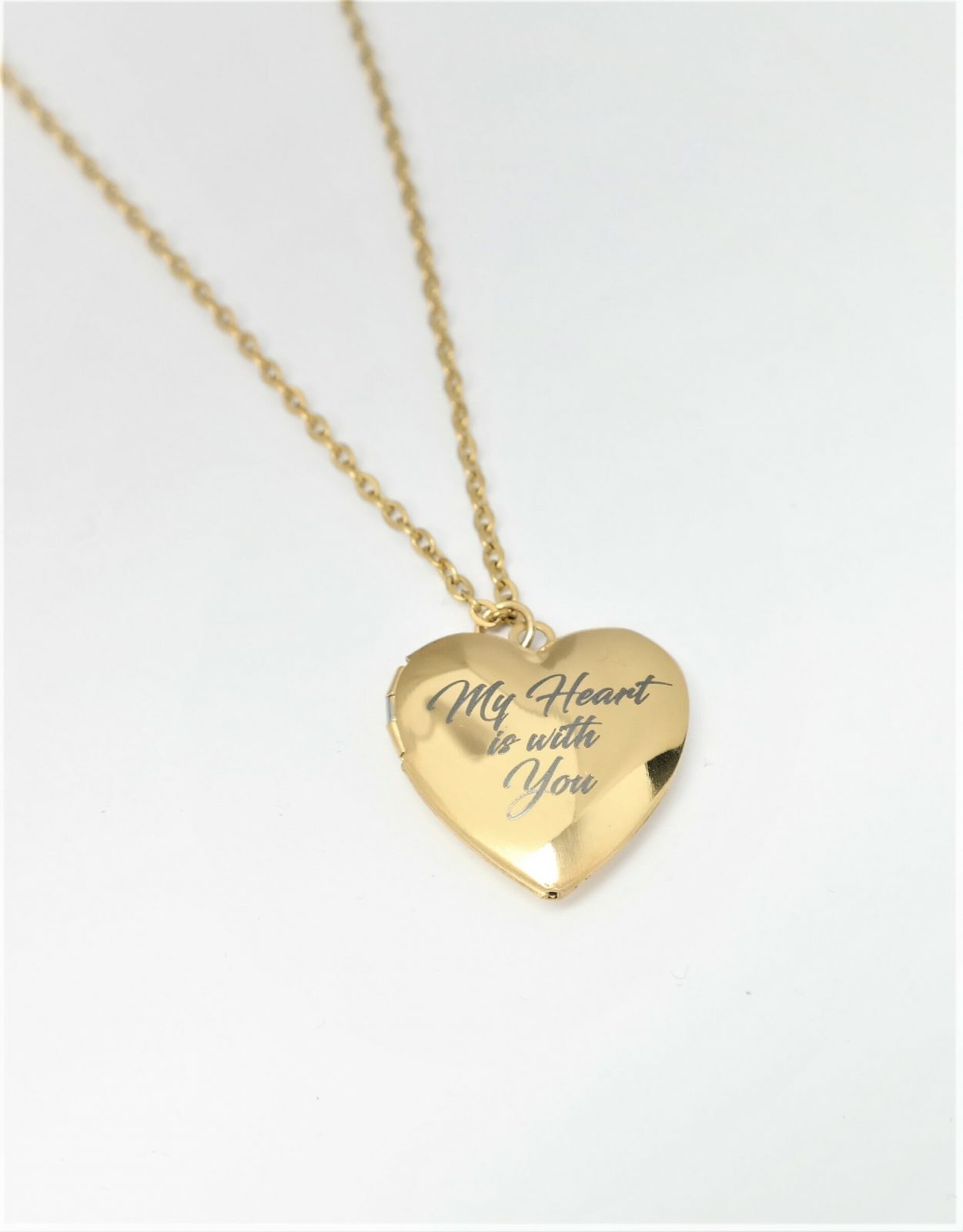 Beautiful personalized locket heart,high quality, high polish stainless steel – Image 9