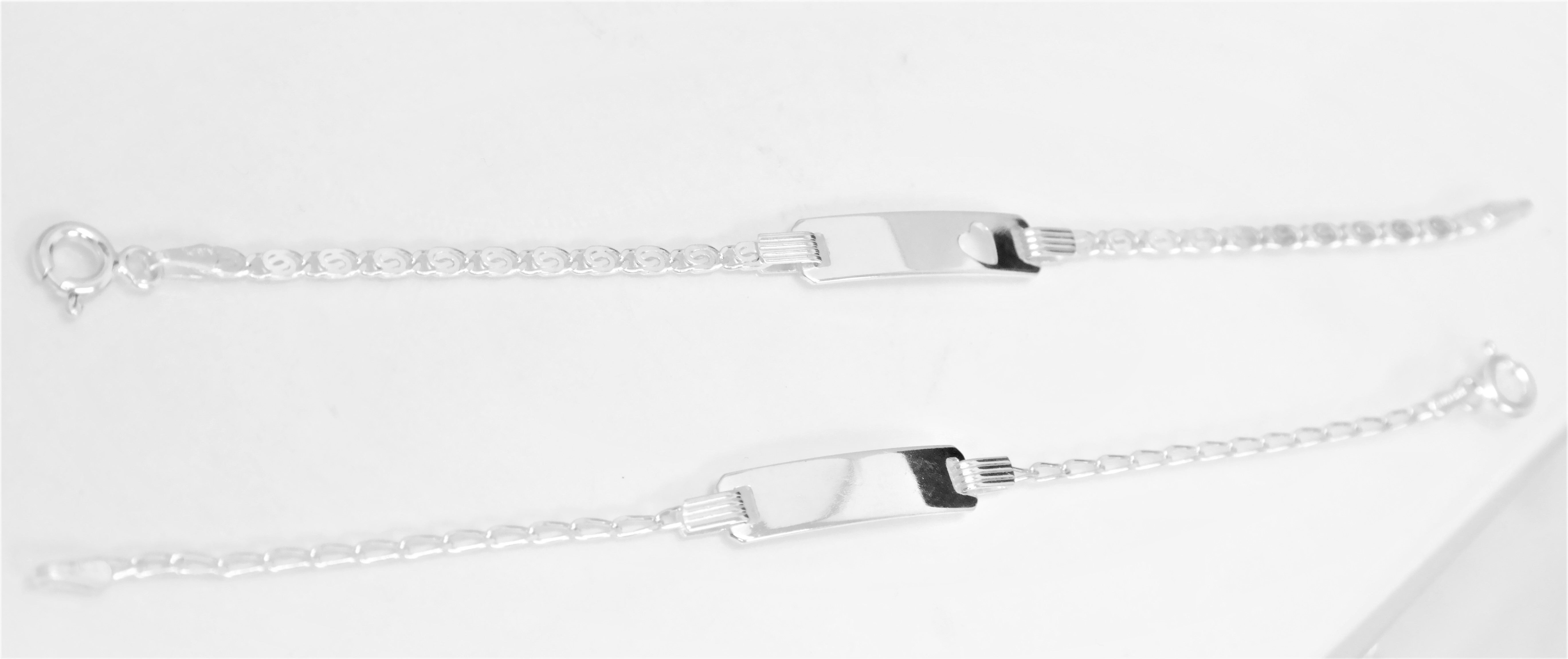 Bracelet identité Bébé en argent 925 (fait en Italie) – Image 2