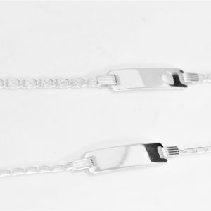 925 sterling silver Baby ID bracelet