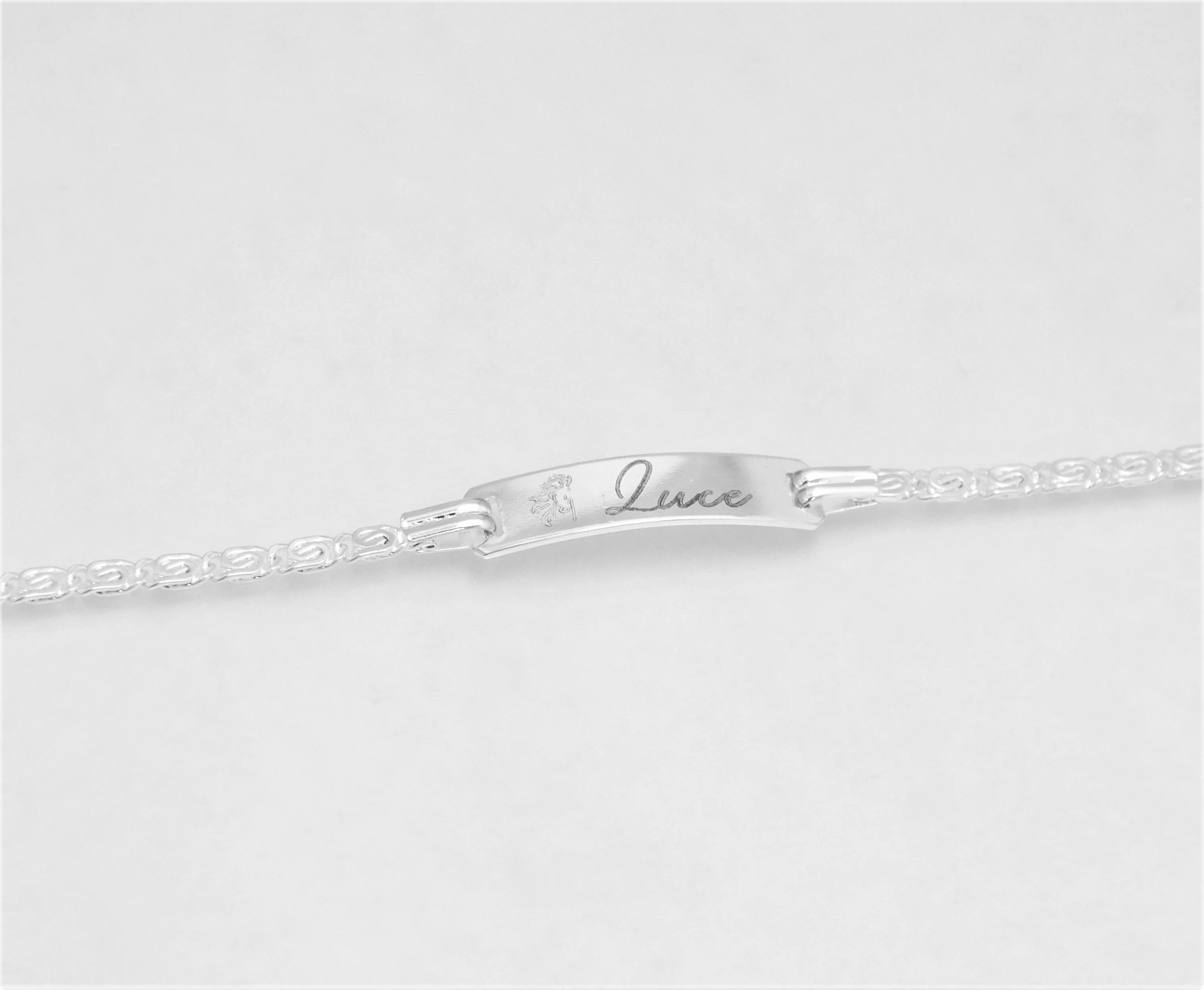 Bracelet identité Bébé en argent 925 (fait en Italie) – Image 11