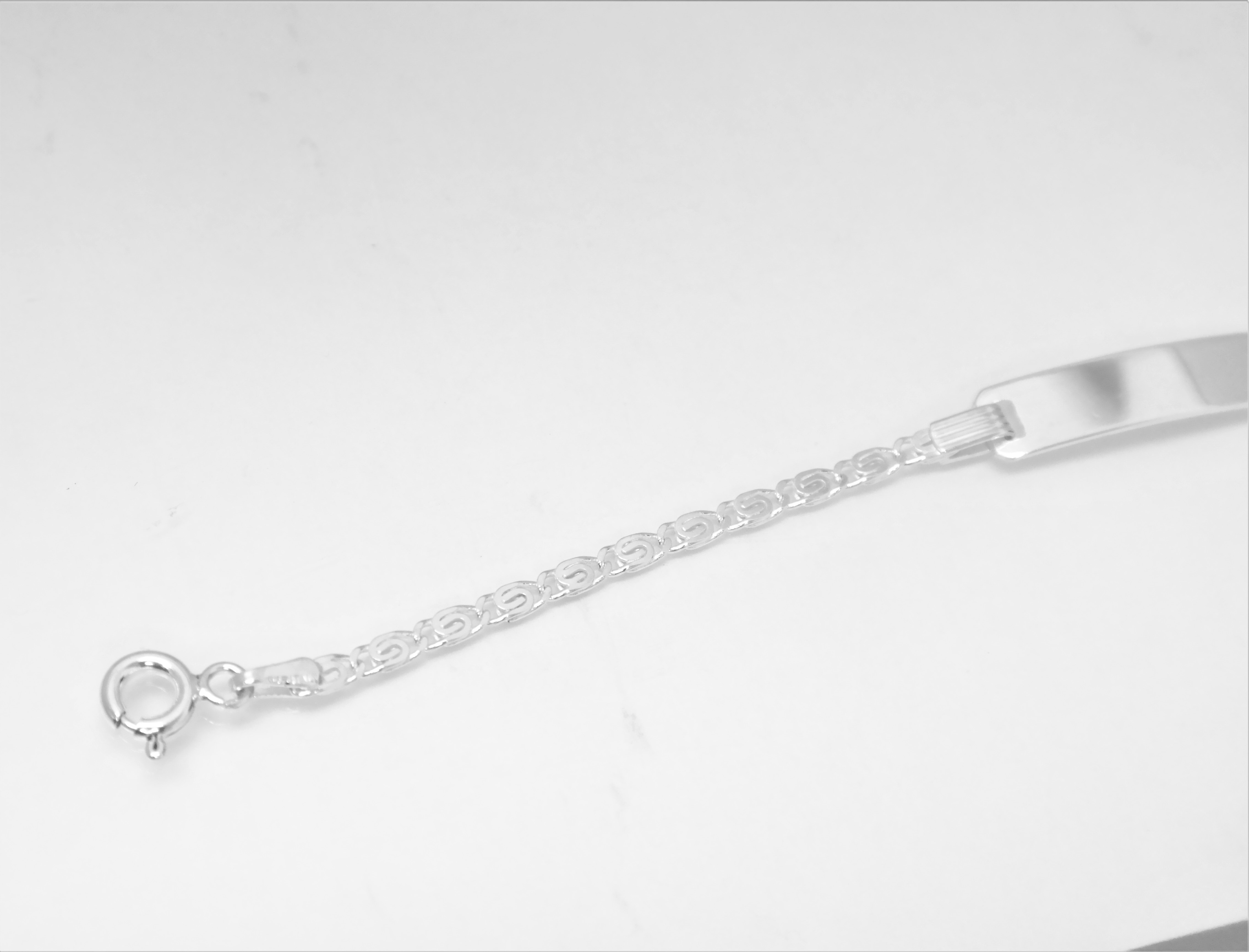 Bracelet identité Bébé en argent 925 (fait en Italie) – Image 4