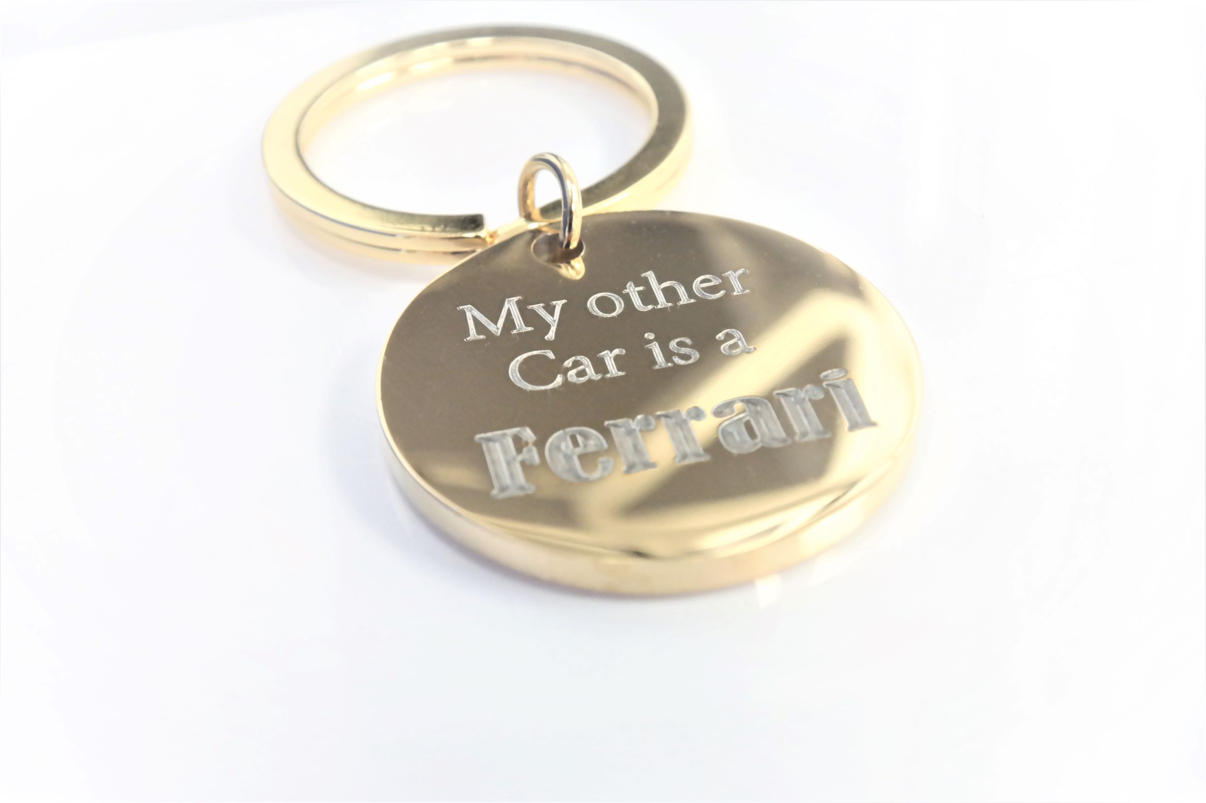 High quality personalized 32mm stainless steel round keychain – Image 6