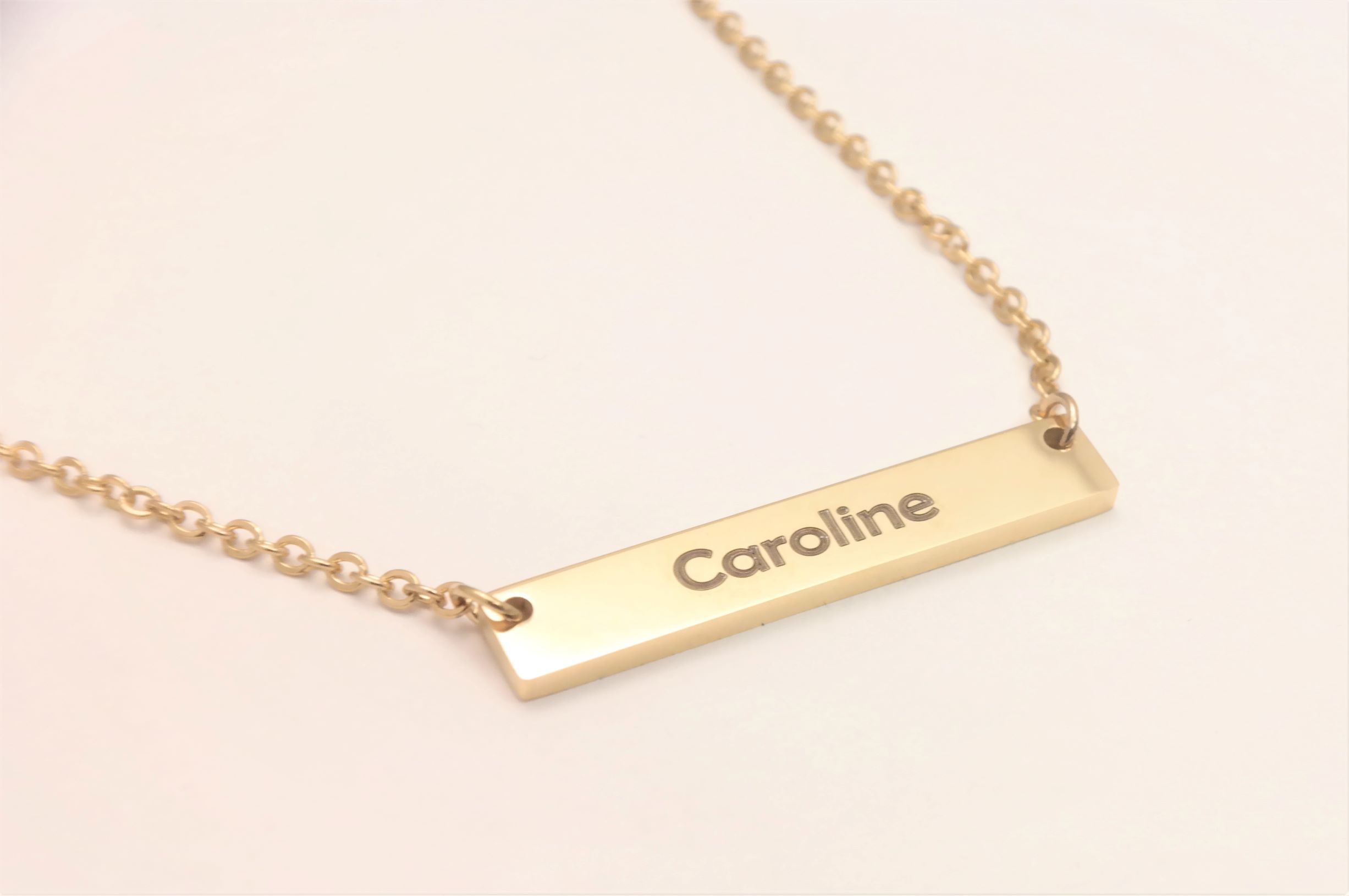 Collier pendentif personnalisé rectangulaire pour femme en acier de haute qualité – Image 20