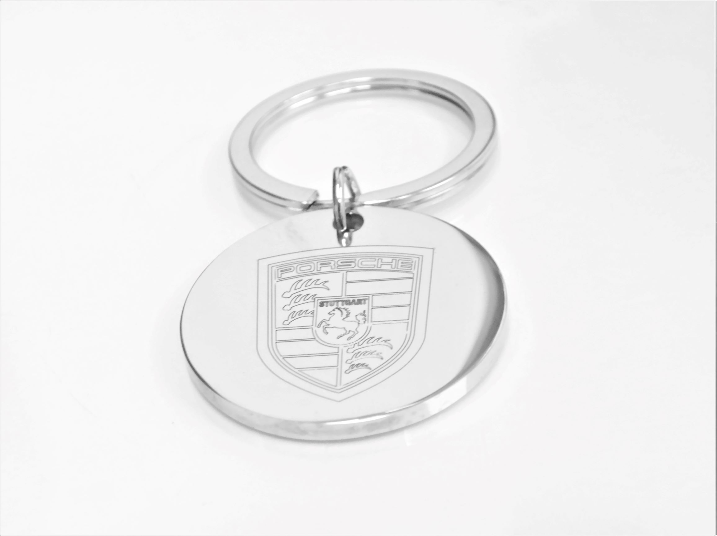 High quality personalized 32mm stainless steel round keychain – Image 10