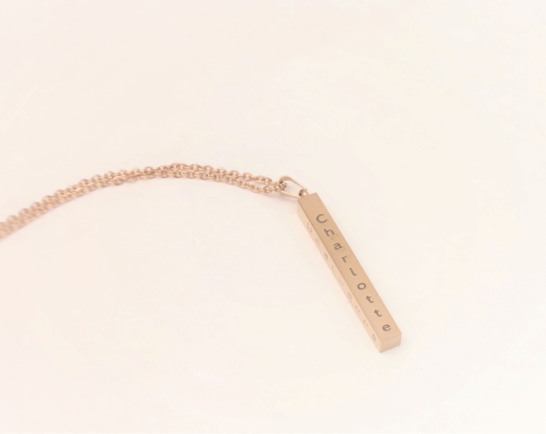 collier bâtonnet personnalisé en acier de haute qualité – Image 7