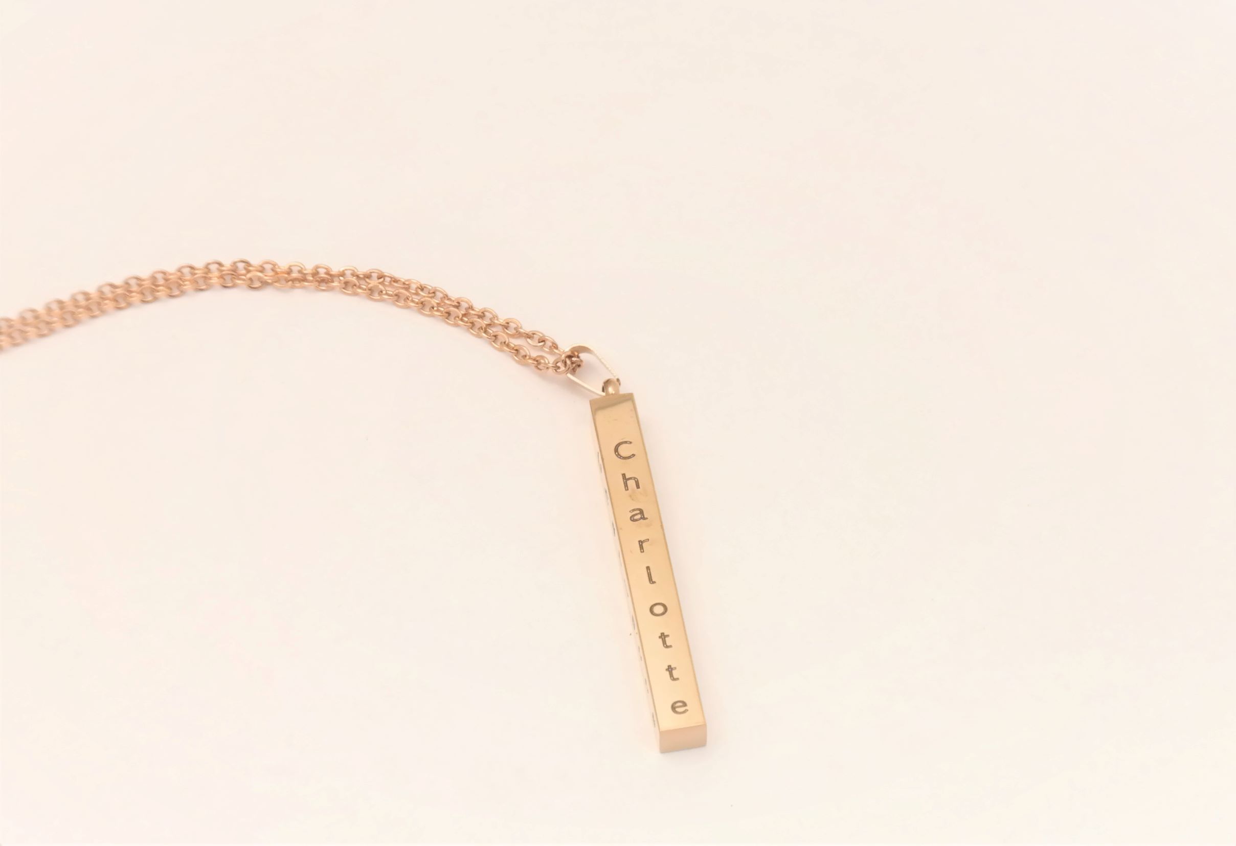 collier bâtonnet personnalisé en acier de haute qualité – Image 6