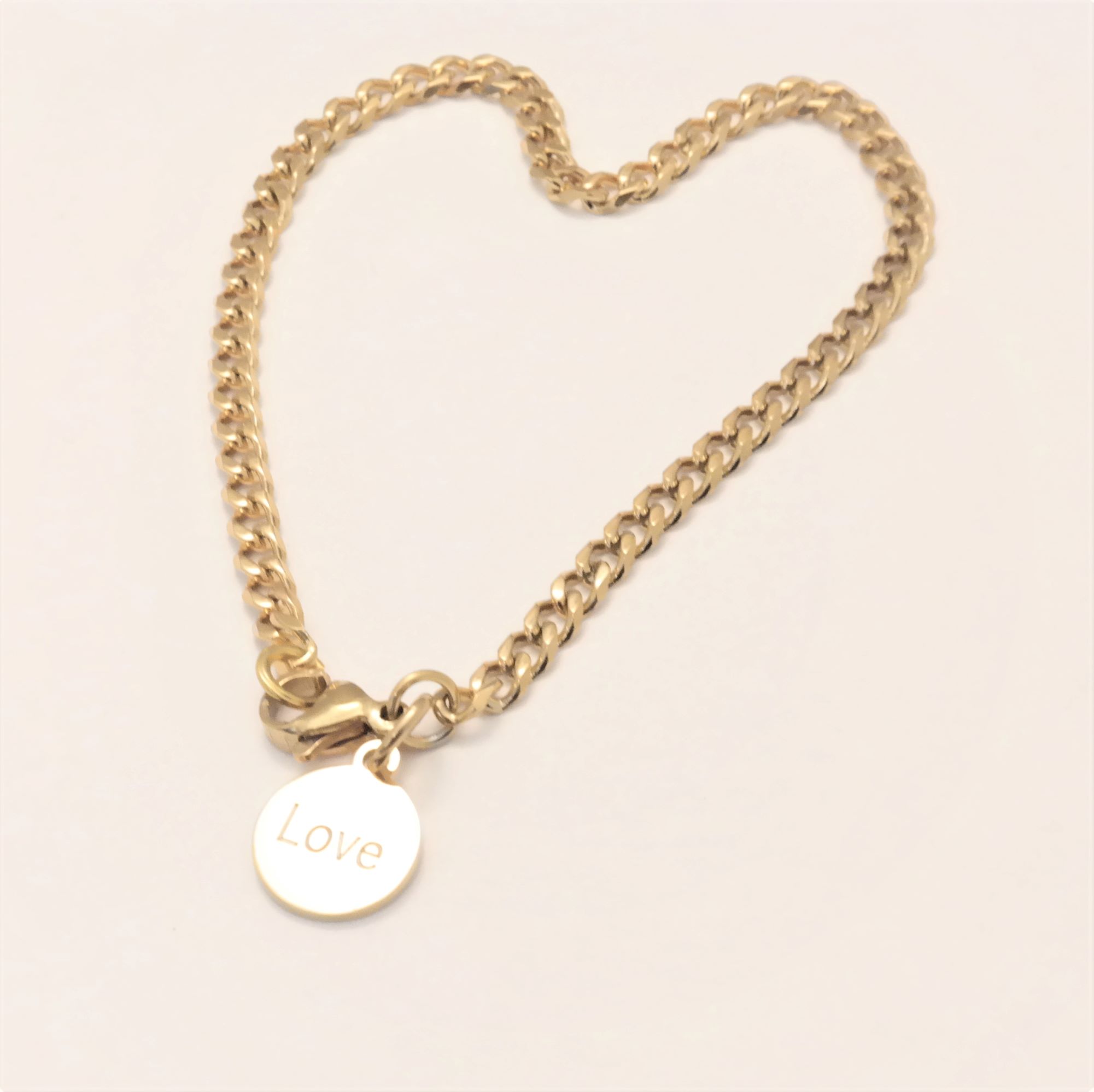Personalized stainless steel diamond cut cuban link 3mm bracelet – Image 8