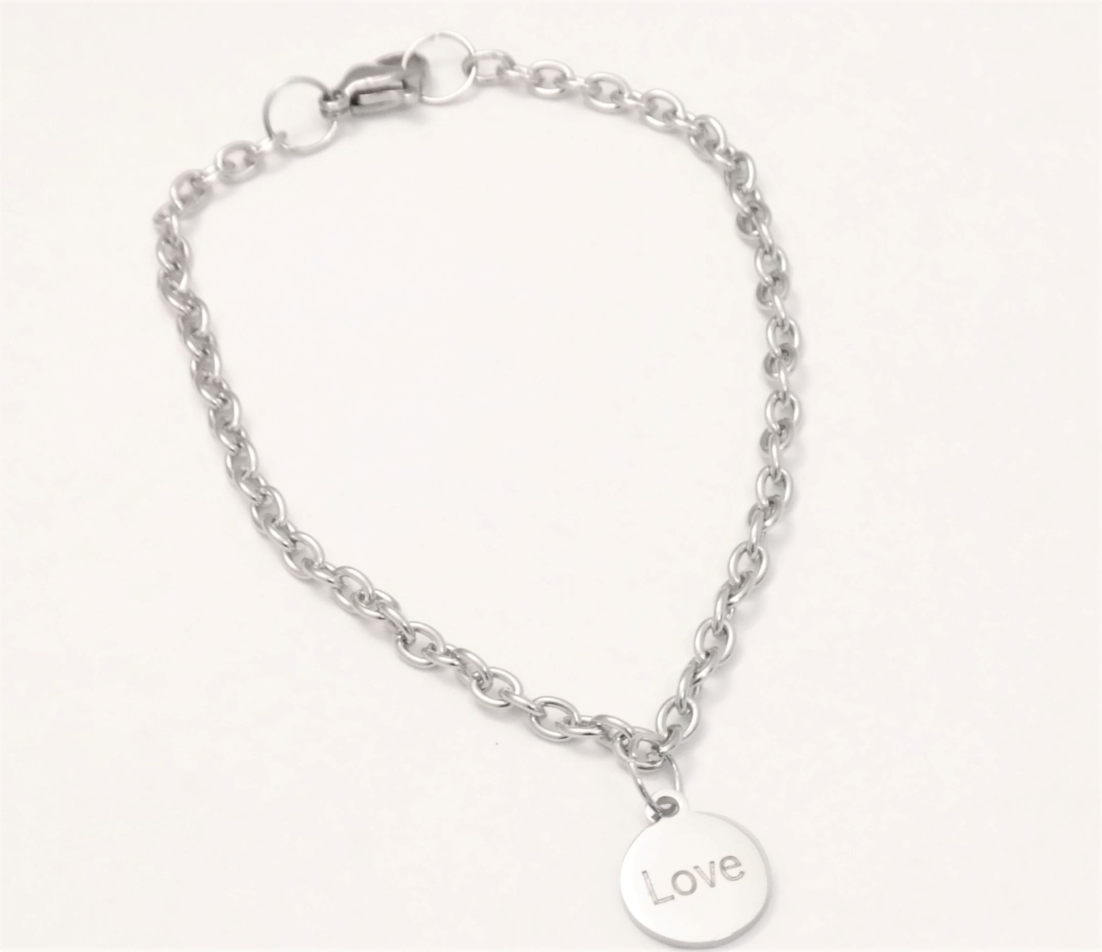 Personalized stainless steel trendy link 3mm bracelet – Image 6