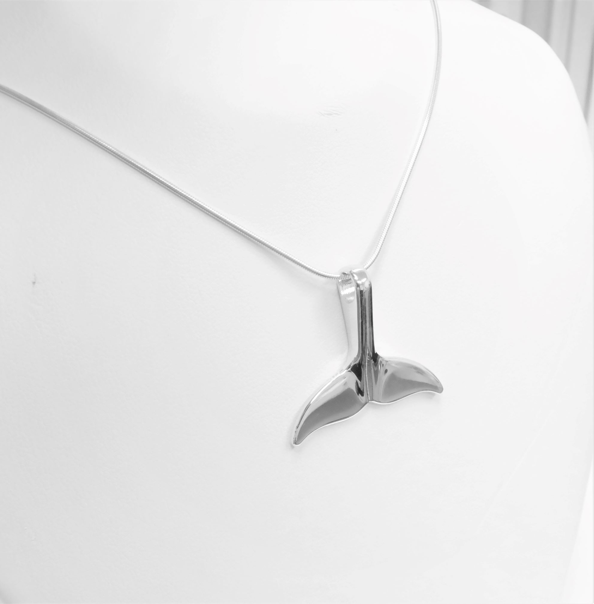 Fabuleuse queue de baleine en argent massif 925 (fait main) – Image 8