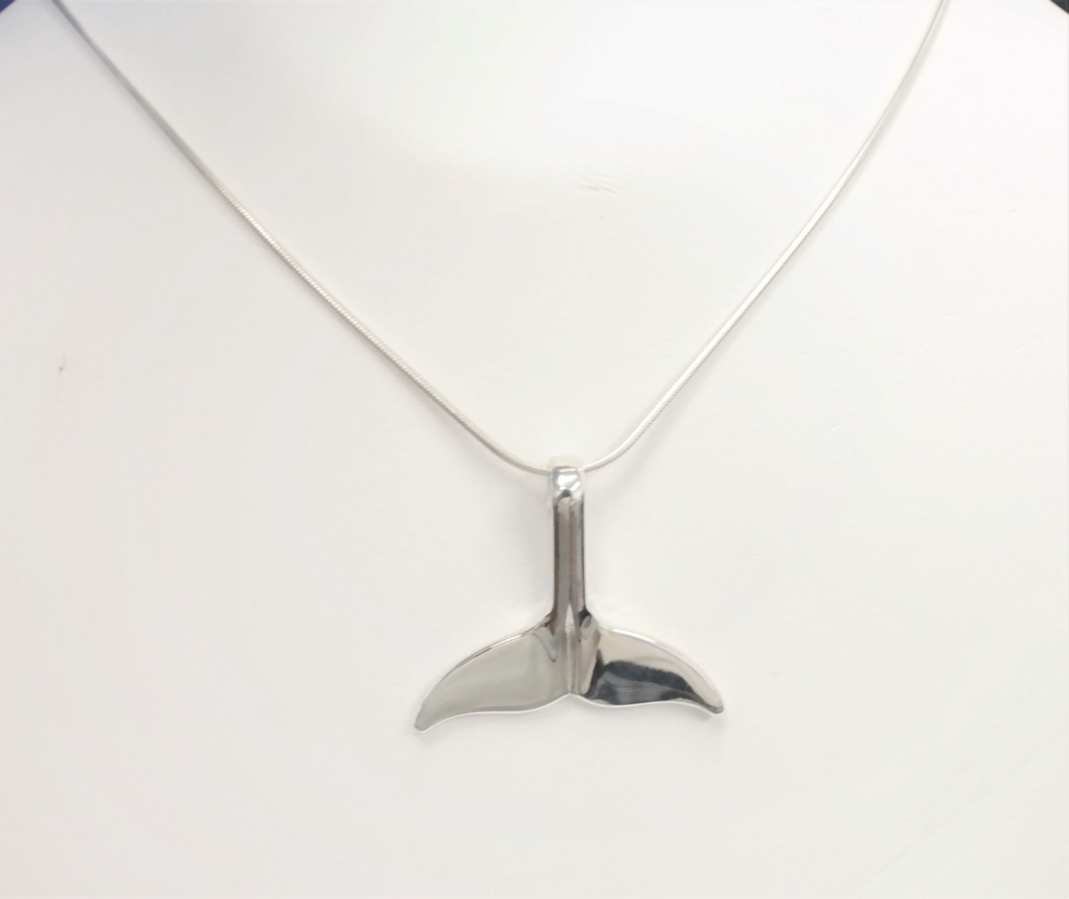 Fabuleuse queue de baleine en argent massif 925 (fait main) – Image 7
