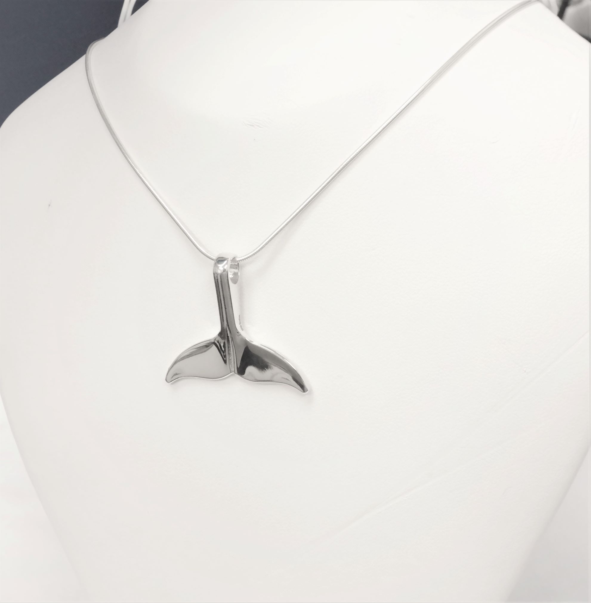 Fabuleuse queue de baleine en argent massif 925 (fait main) – Image 5