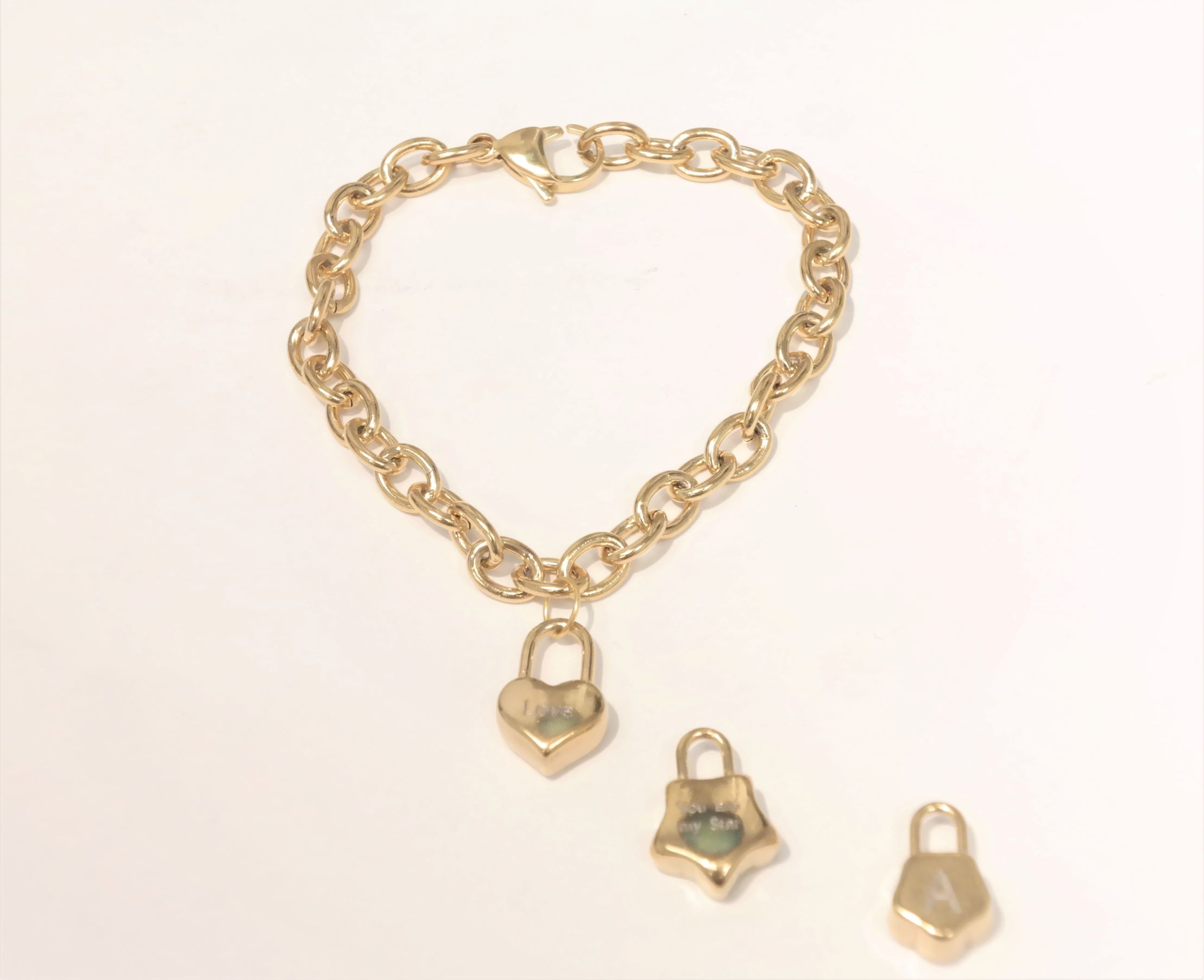 Bracelet personnalisé de haute qualité en acier inoxydable hypo-allergène – Image 4